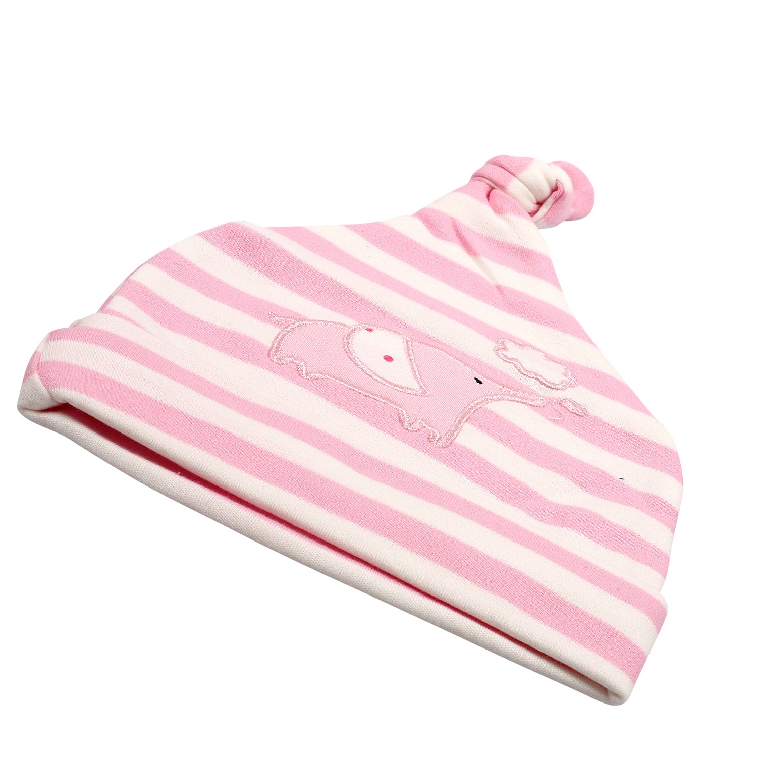 Pink Elephant 3 Pk Caps - Baby Moo