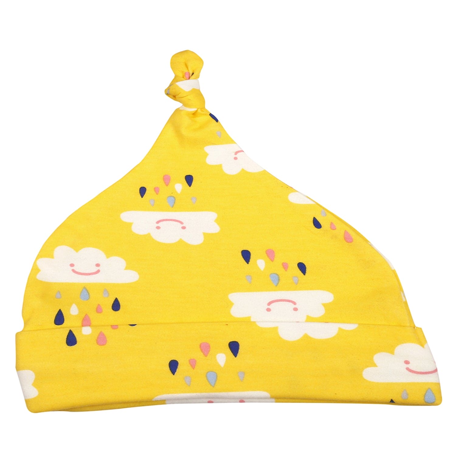Happy Yellow 3 Pk Caps - Baby Moo