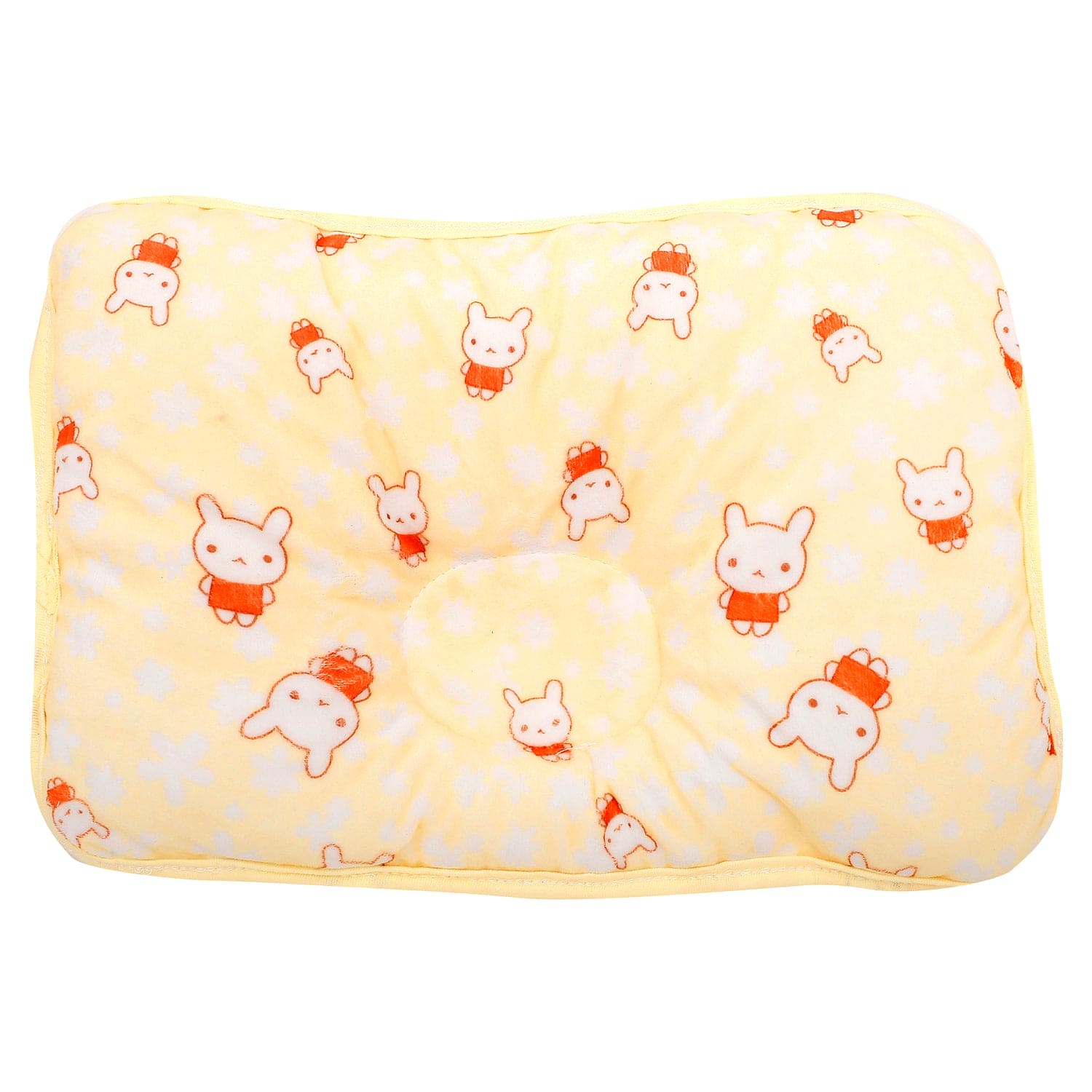 Bunny Yellow Baby Pillow - Baby Moo