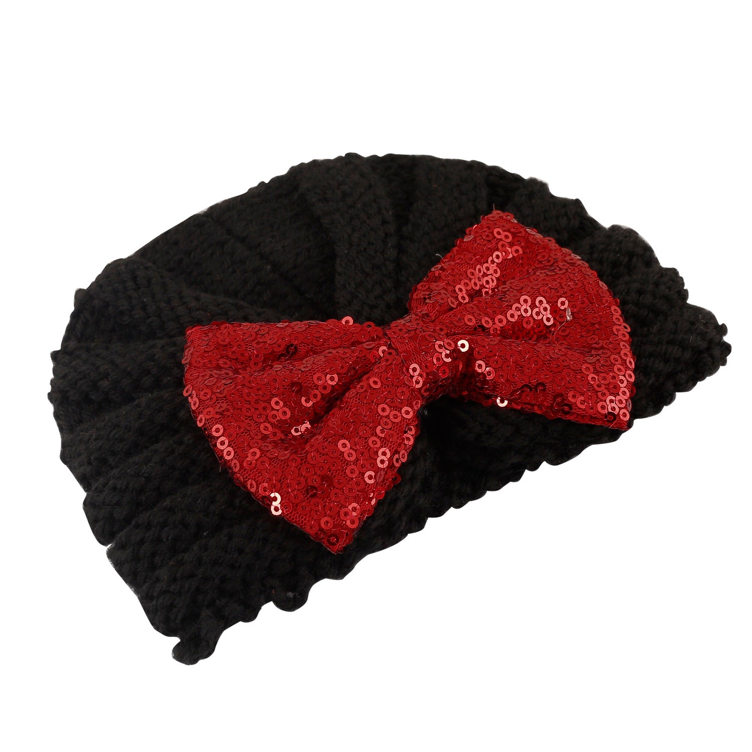 Partywear Black Turban Cap - Baby Moo