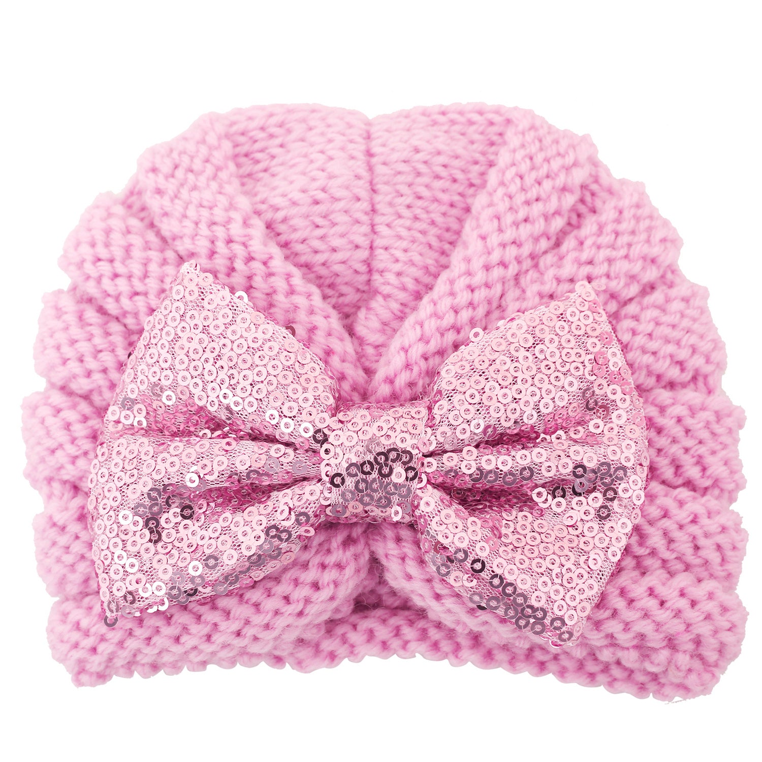 Partywear Pink Turban Cap - Baby Moo