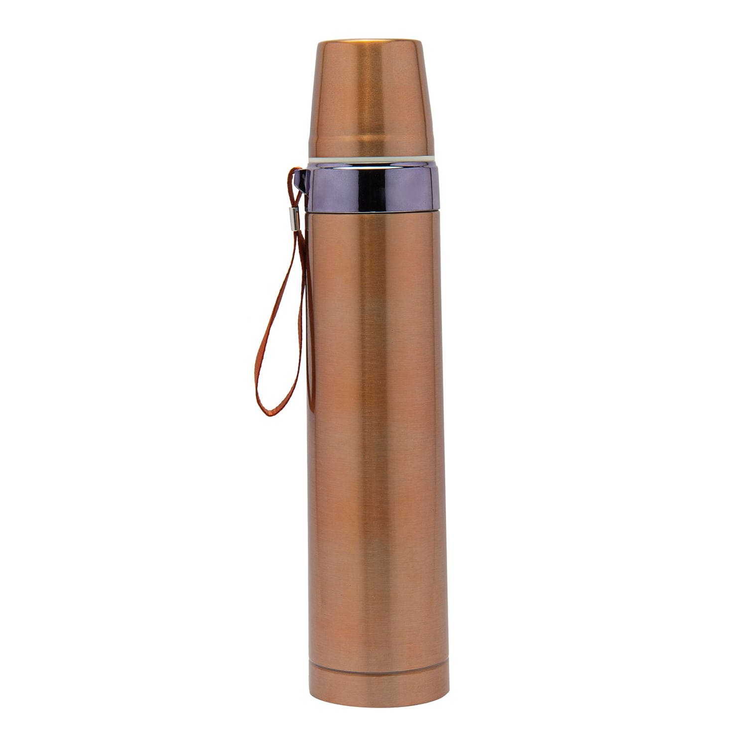 World Traveller Rose Gold 1000 ml Stainless Steel Flask - Baby Moo