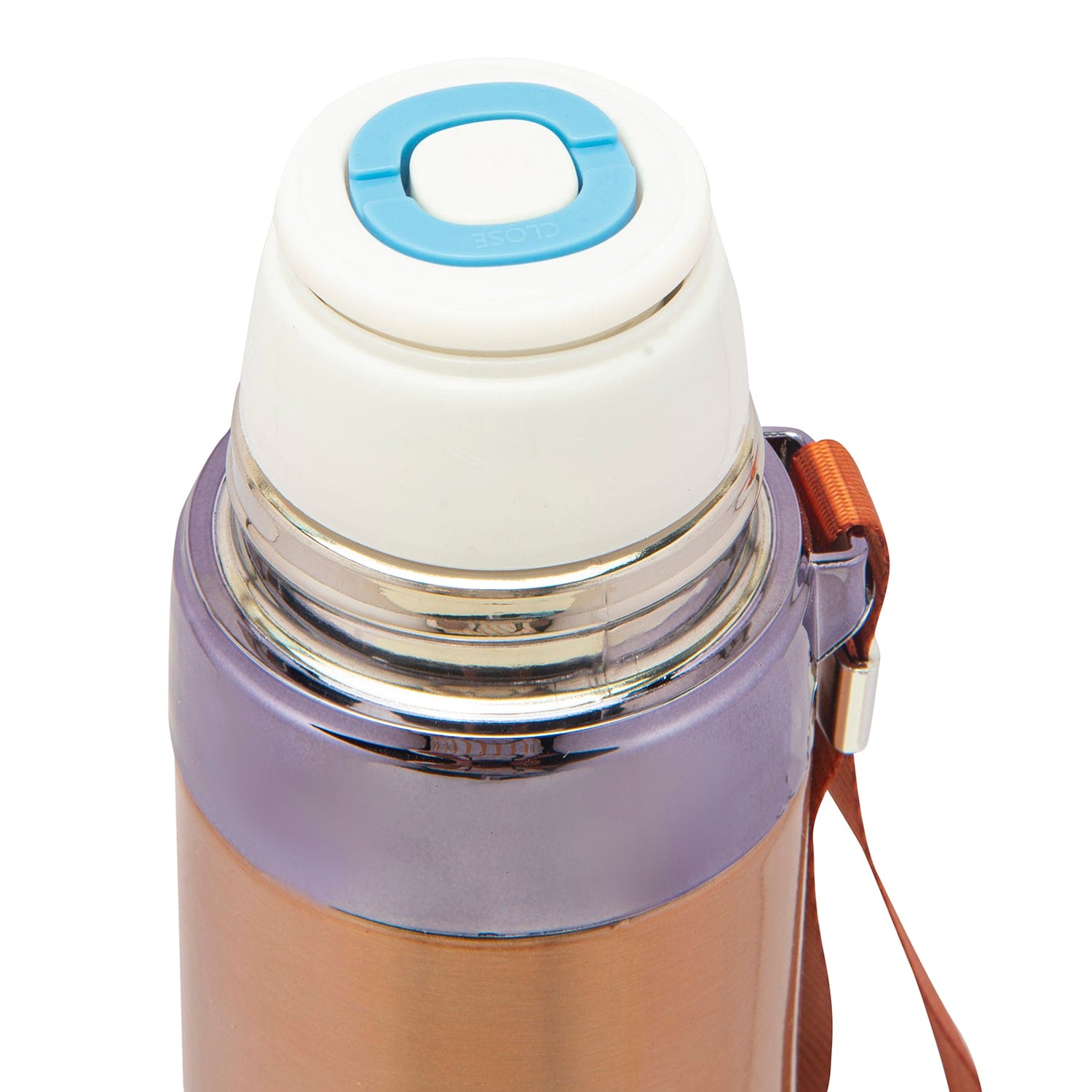 World Traveller Rose Gold 1000 ml Stainless Steel Flask - Baby Moo