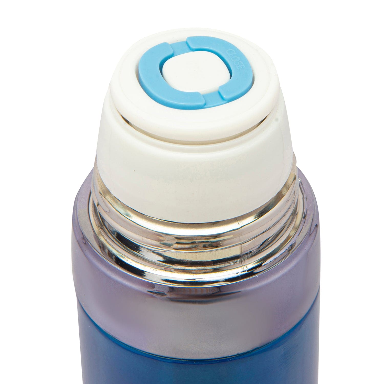 World Traveller Metallic Blue 1000 ml Stainless Steel Flask - Baby Moo