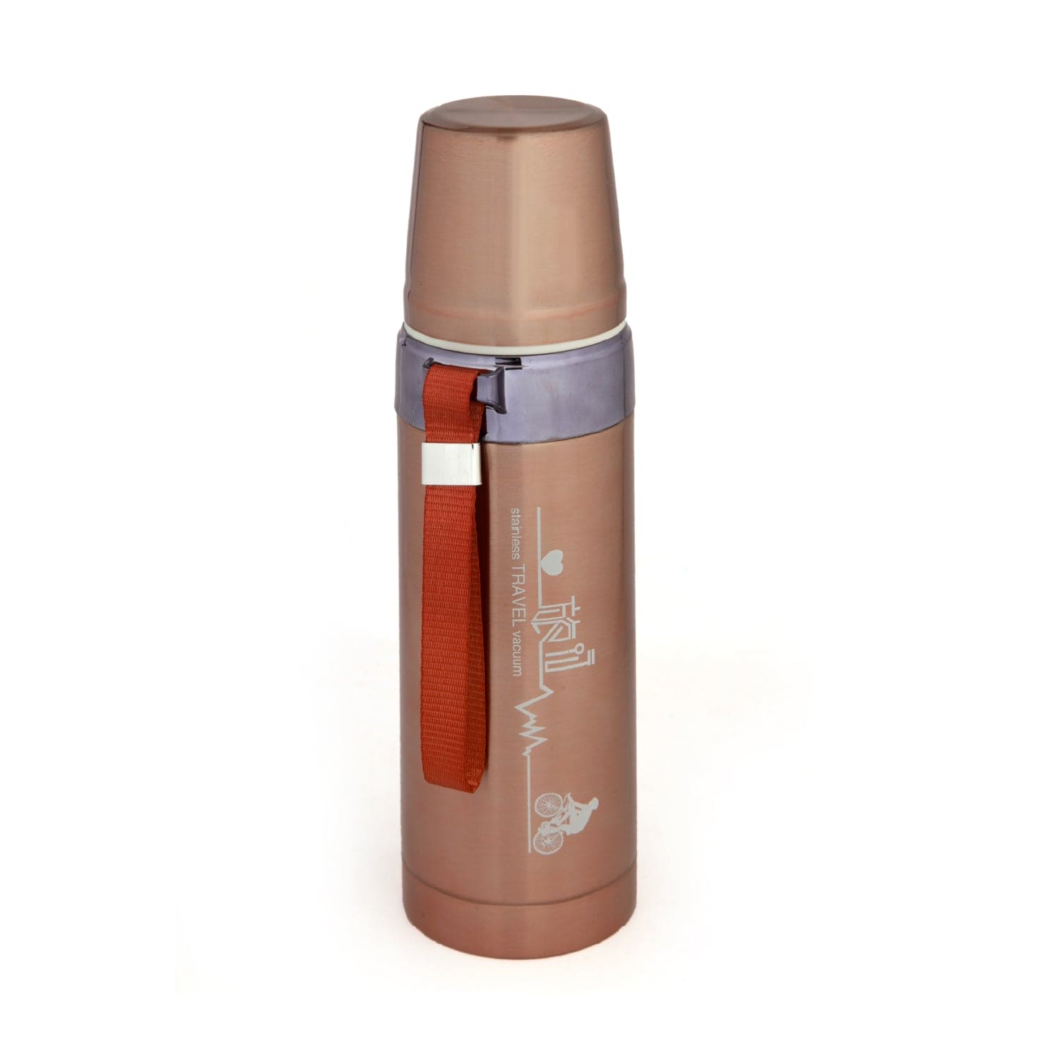 World Traveller Gold 800 ml Stainless Steel Flask - Baby Moo