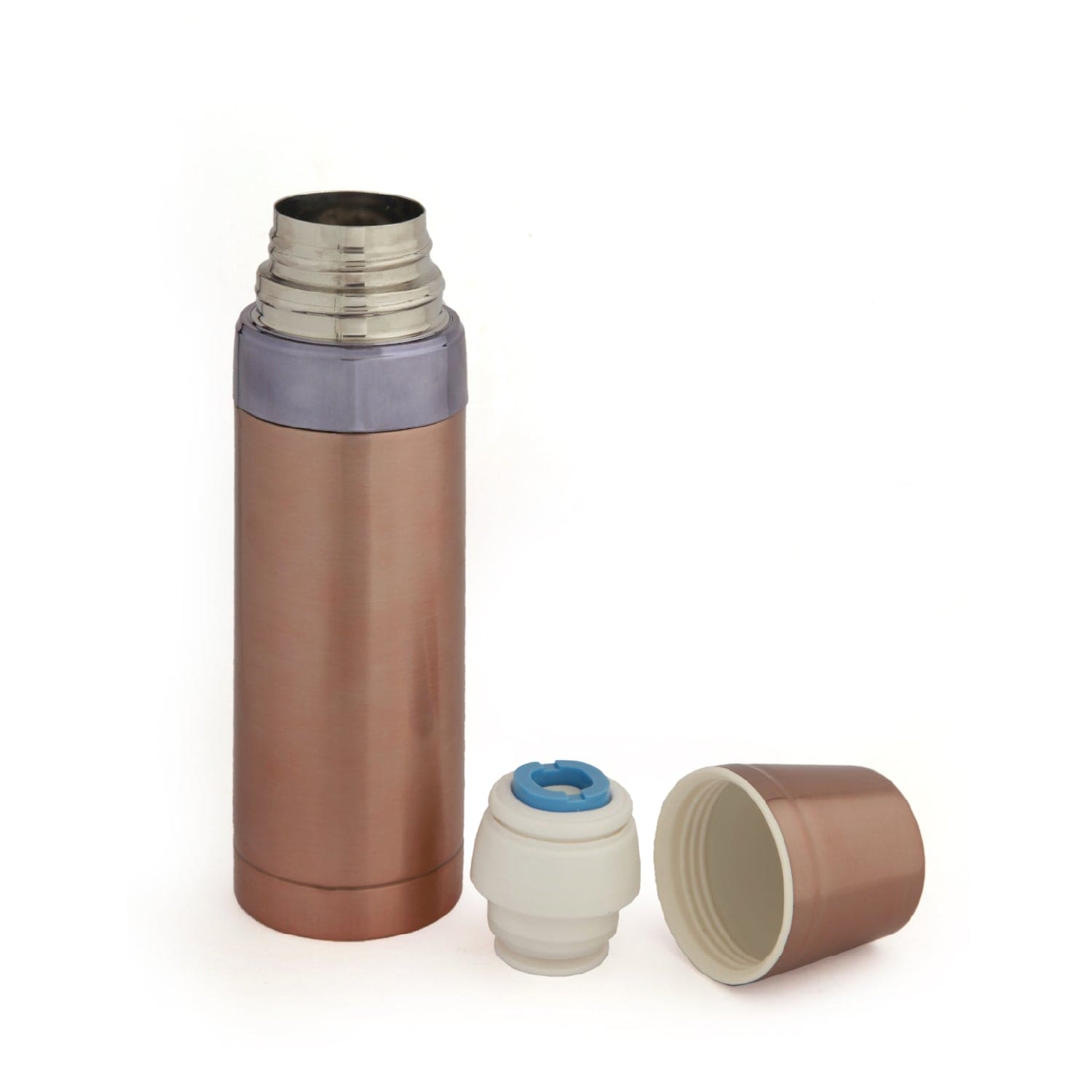 World Traveller Gold 800 ml Stainless Steel Flask - Baby Moo