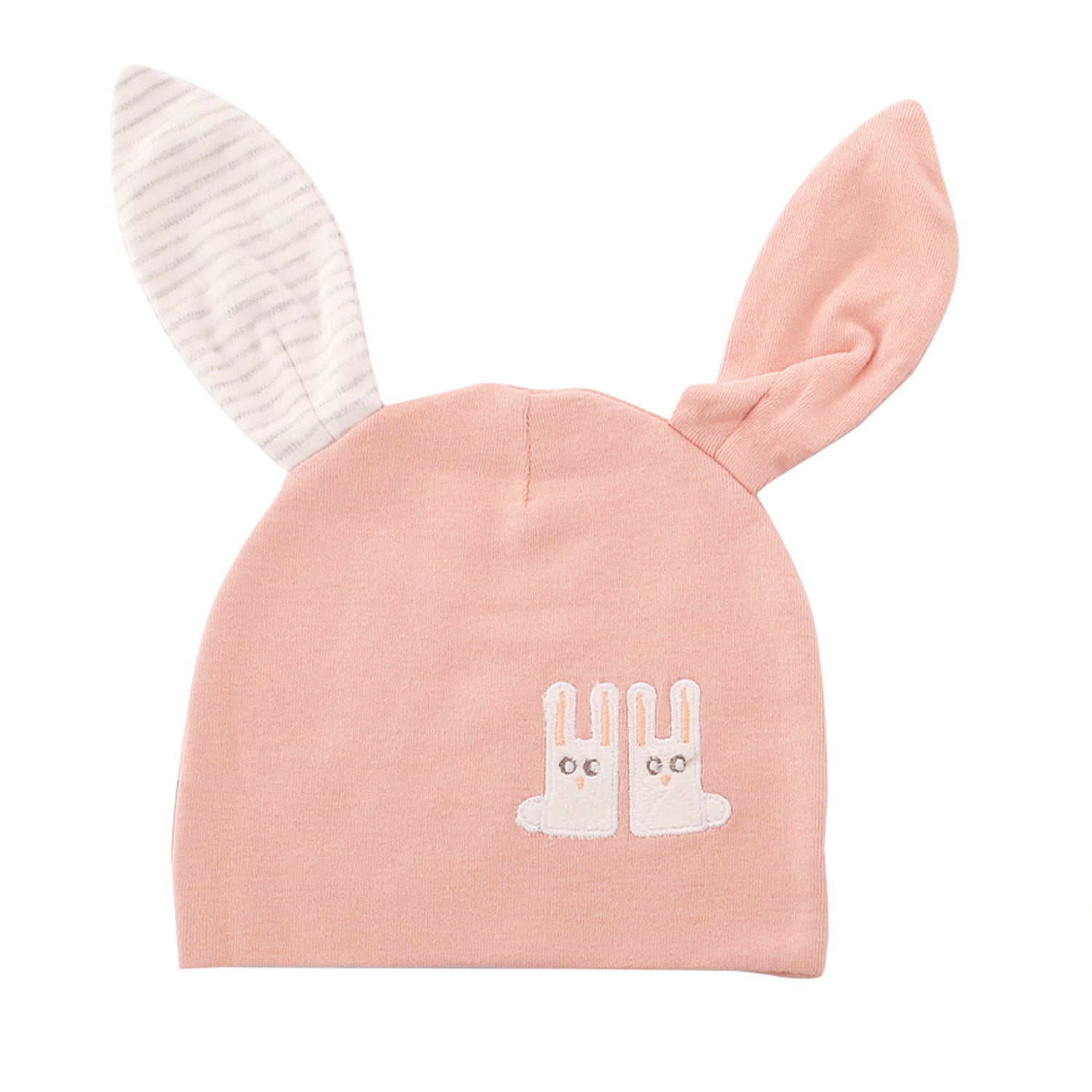 Big Bunny Ears Pink And Peach 2 Pk Cap