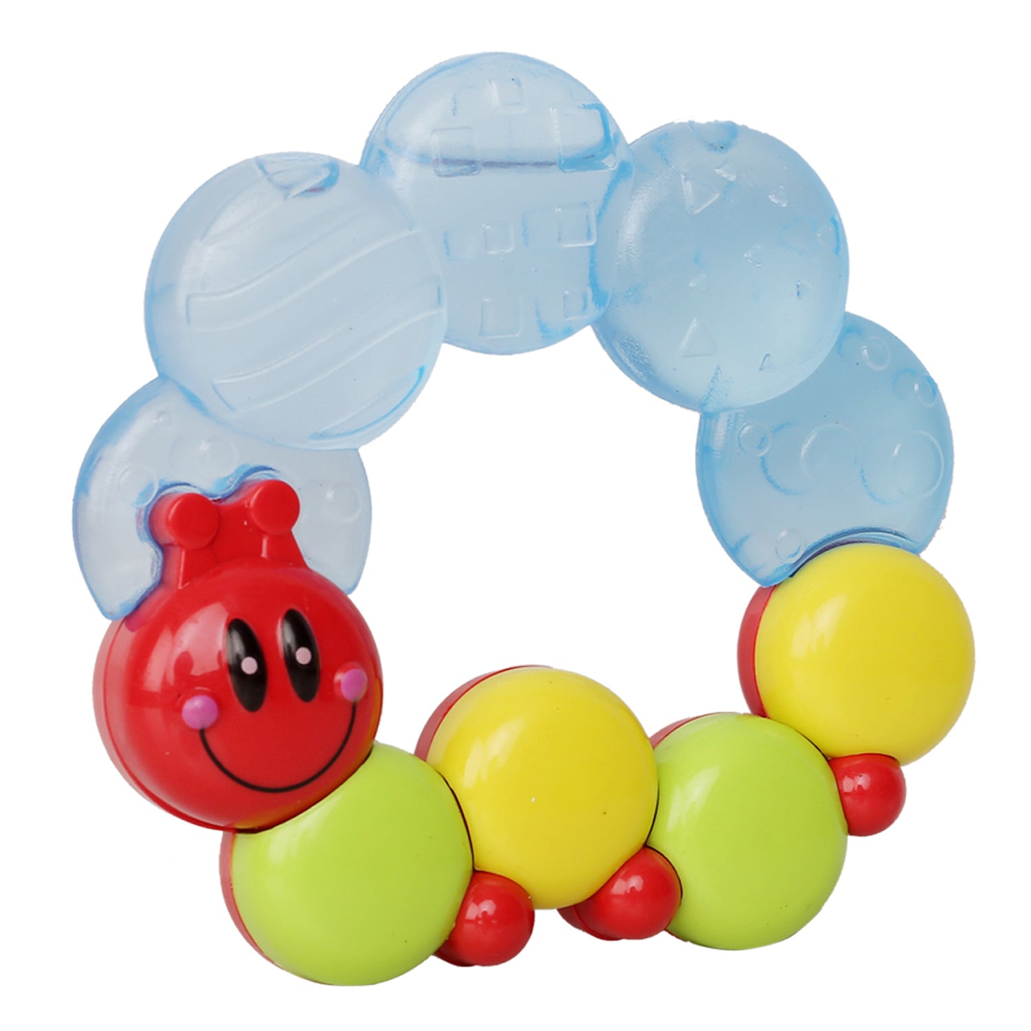 Butterfly Caterpillar Multicolour Set of 3 Rattle Teether - Baby Moo
