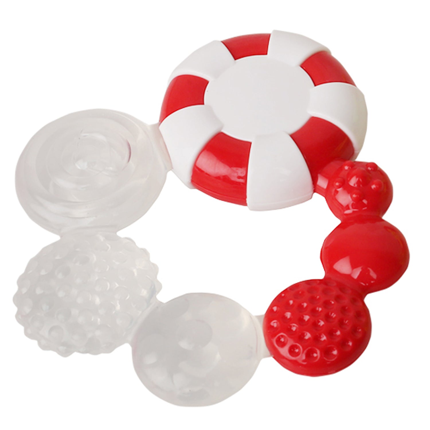 Fun-filled Multicolour Set of 3 Musical Rattle Teether - Baby Moo