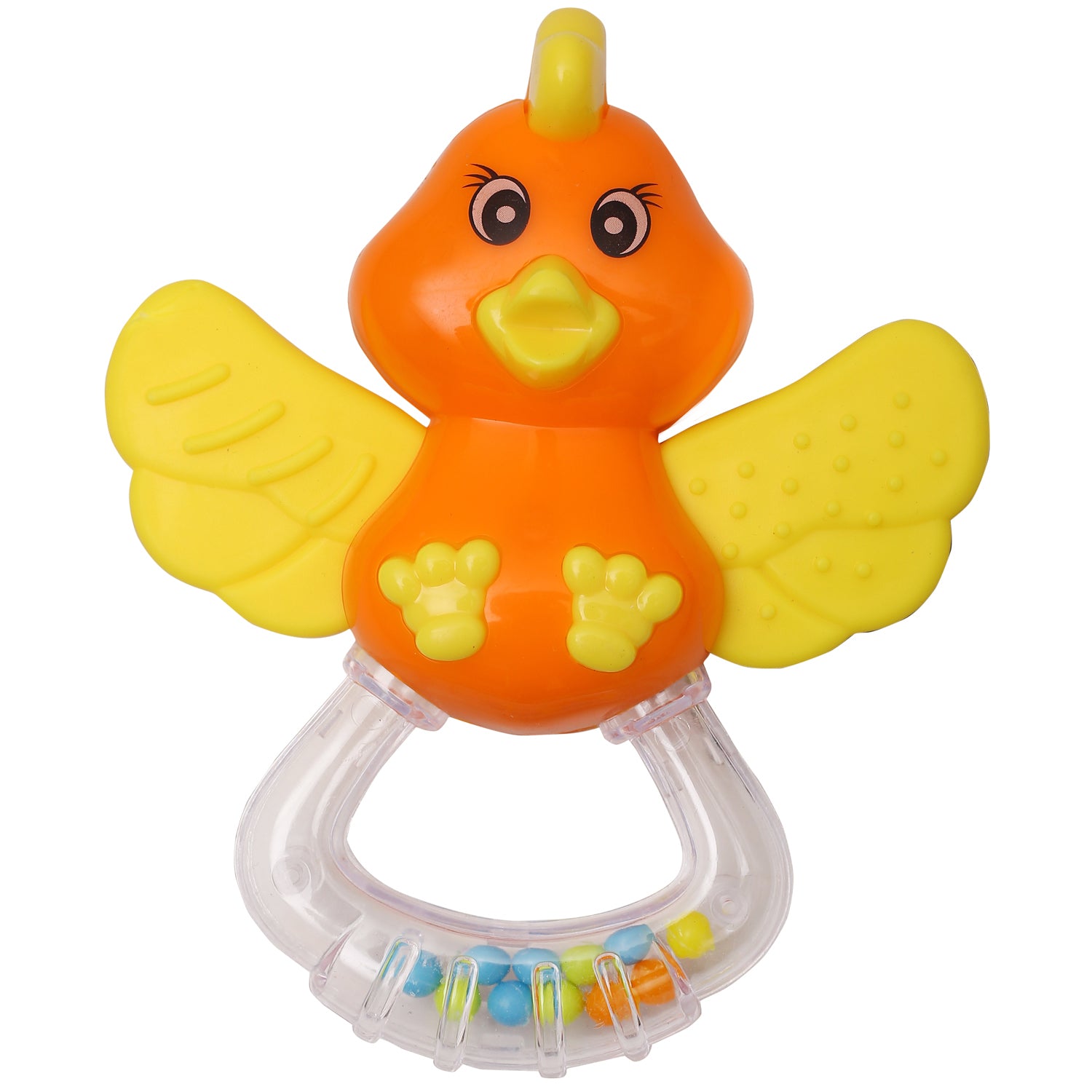 Fun-filled Multicolour Set of 3 Musical Rattle Teether - Baby Moo