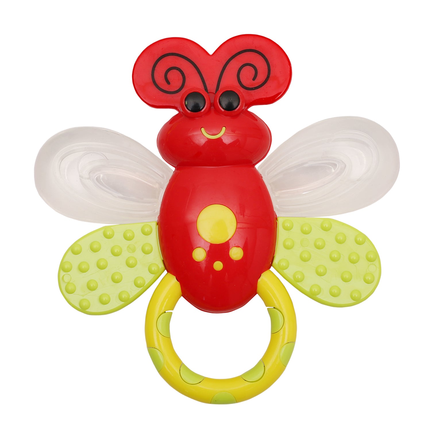 Animal And Fruit Multicolour Set of 3 Musical Rattle Teether - Baby Moo