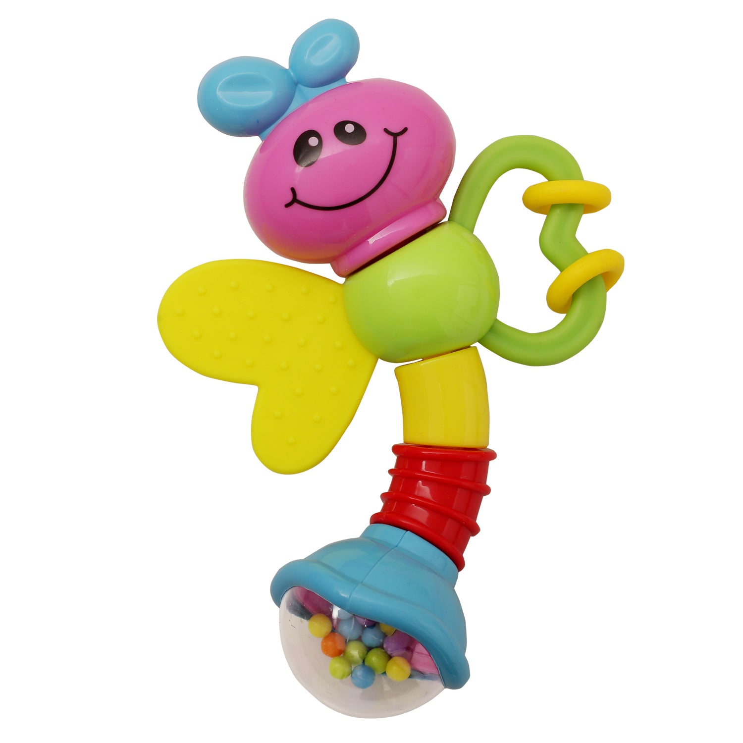 Phone Monkey And Butterfly Multicolour Set of 3 Rattle Toys - Baby Moo