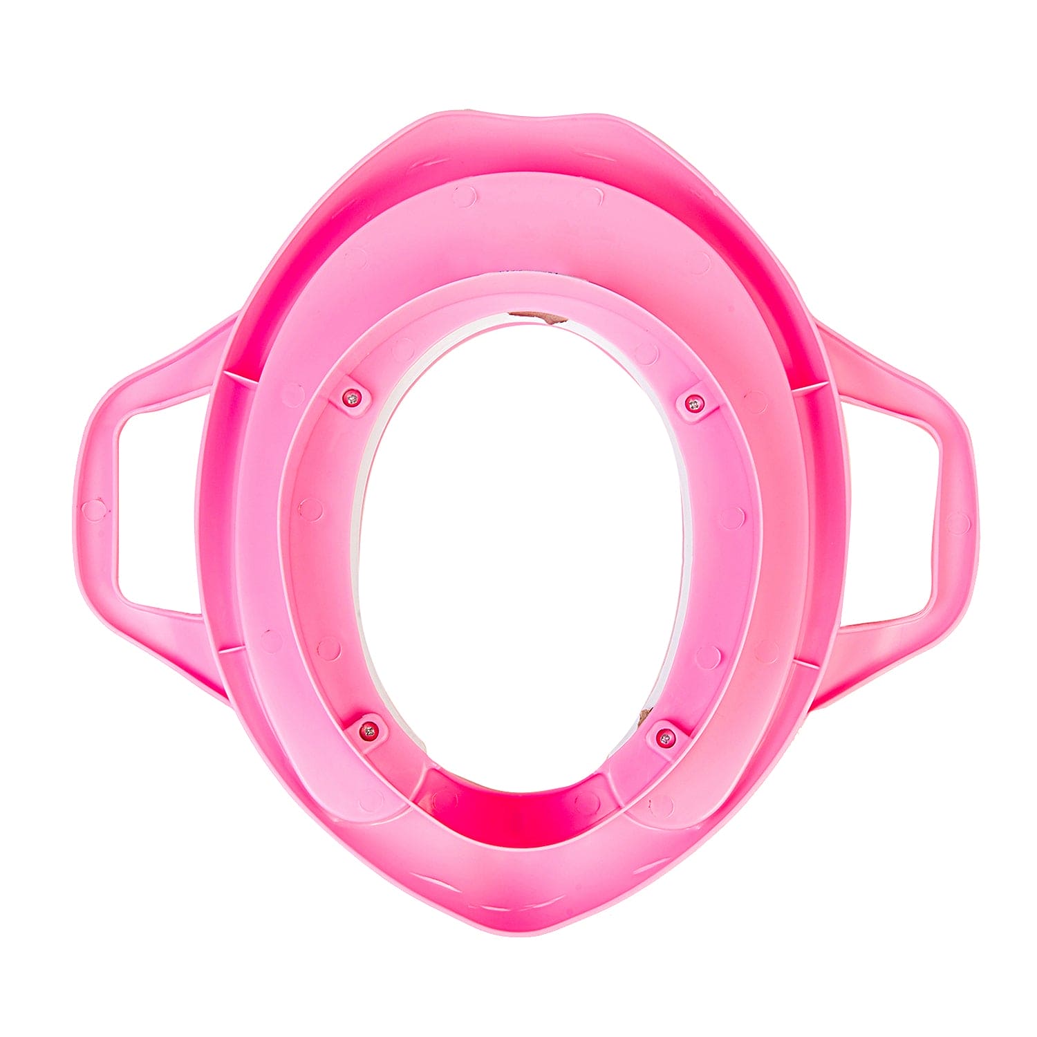 Rabbit Love Pink Potty Seat With Handle - Baby Moo