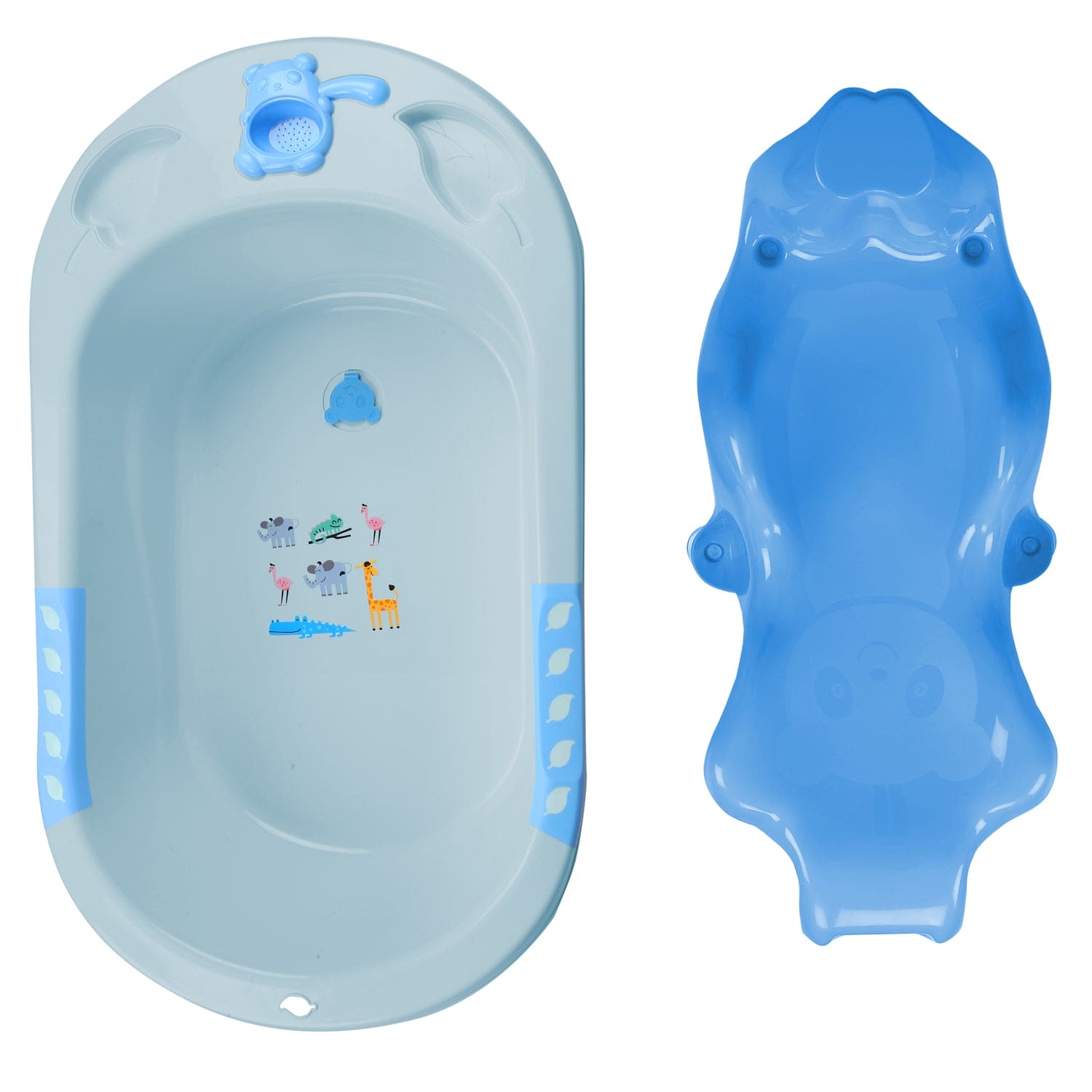 Blue Bath Tub With Bather - Baby Moo