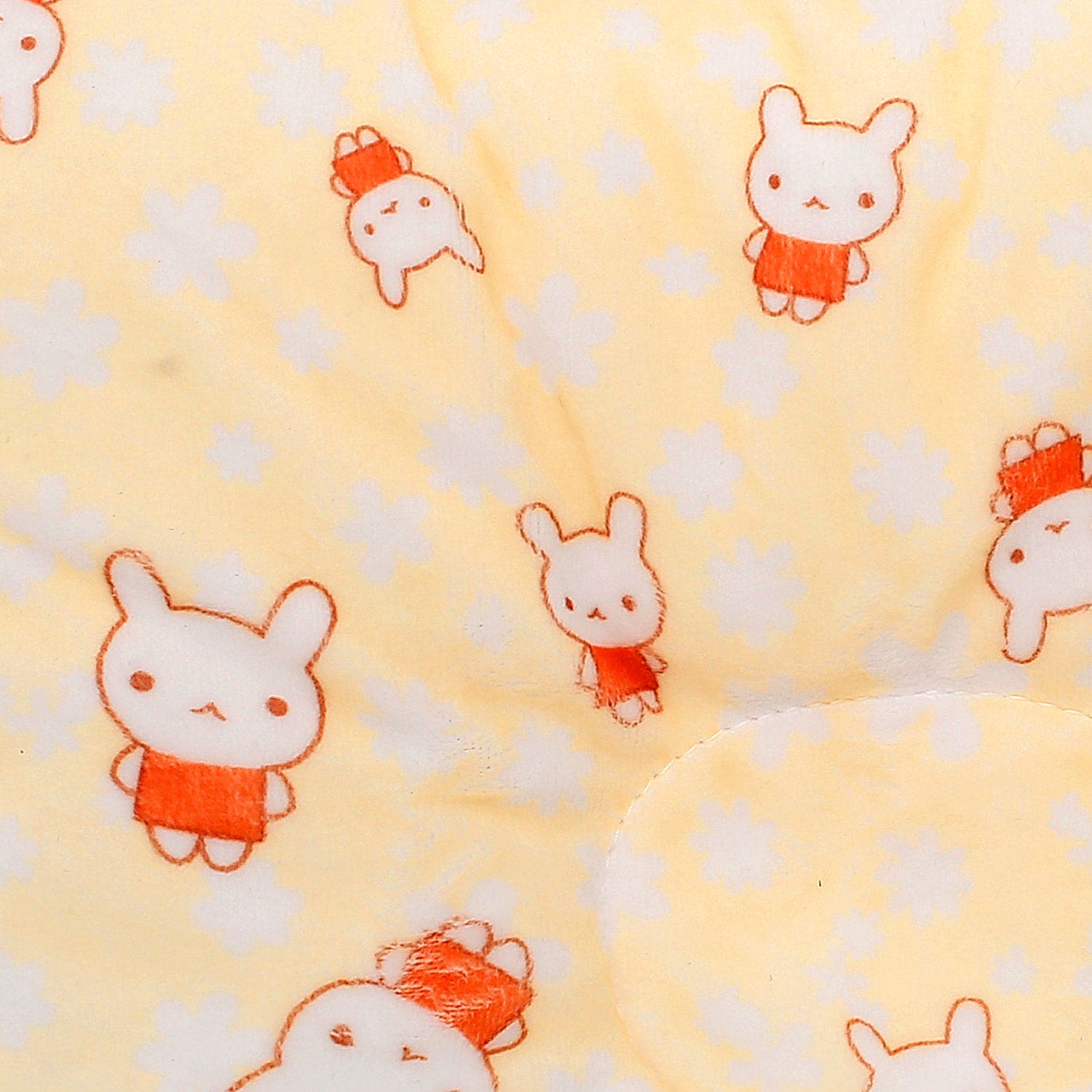Bunny Yellow Baby Pillow - Baby Moo