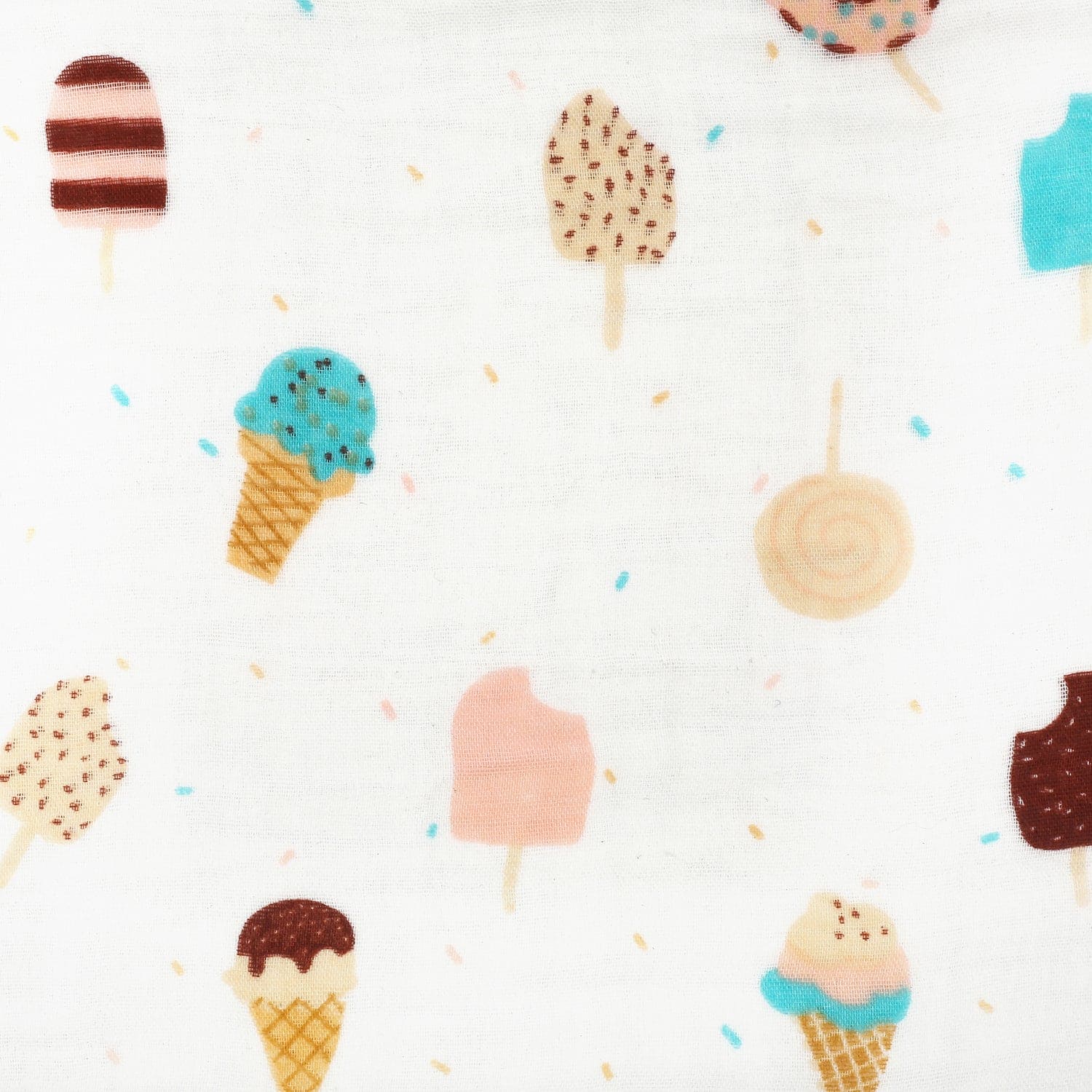 So Sweet Multicolour 3 Pk Large Muslin Napkin - Baby Moo