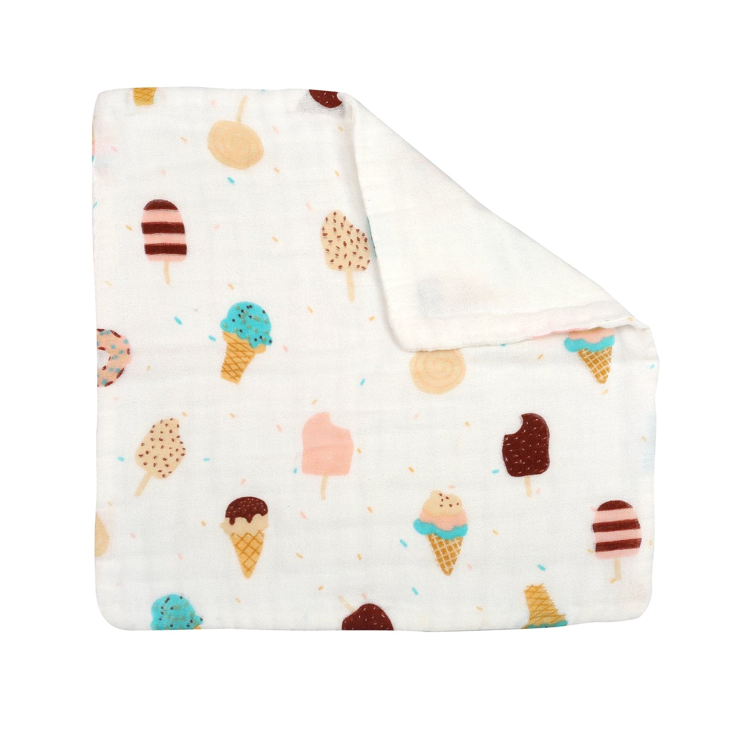 So Sweet Multicolour 3 Pk Large Muslin Napkin - Baby Moo