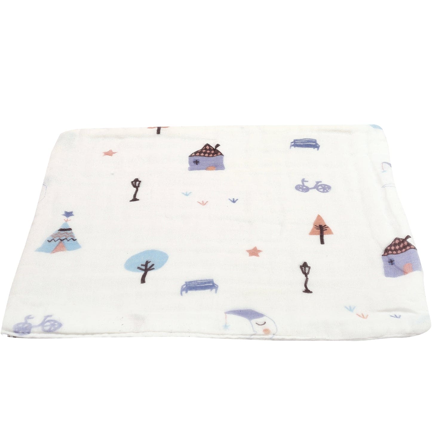 Into The Wild Multicolour 3 Pk Large Muslin Napkin - Baby Moo