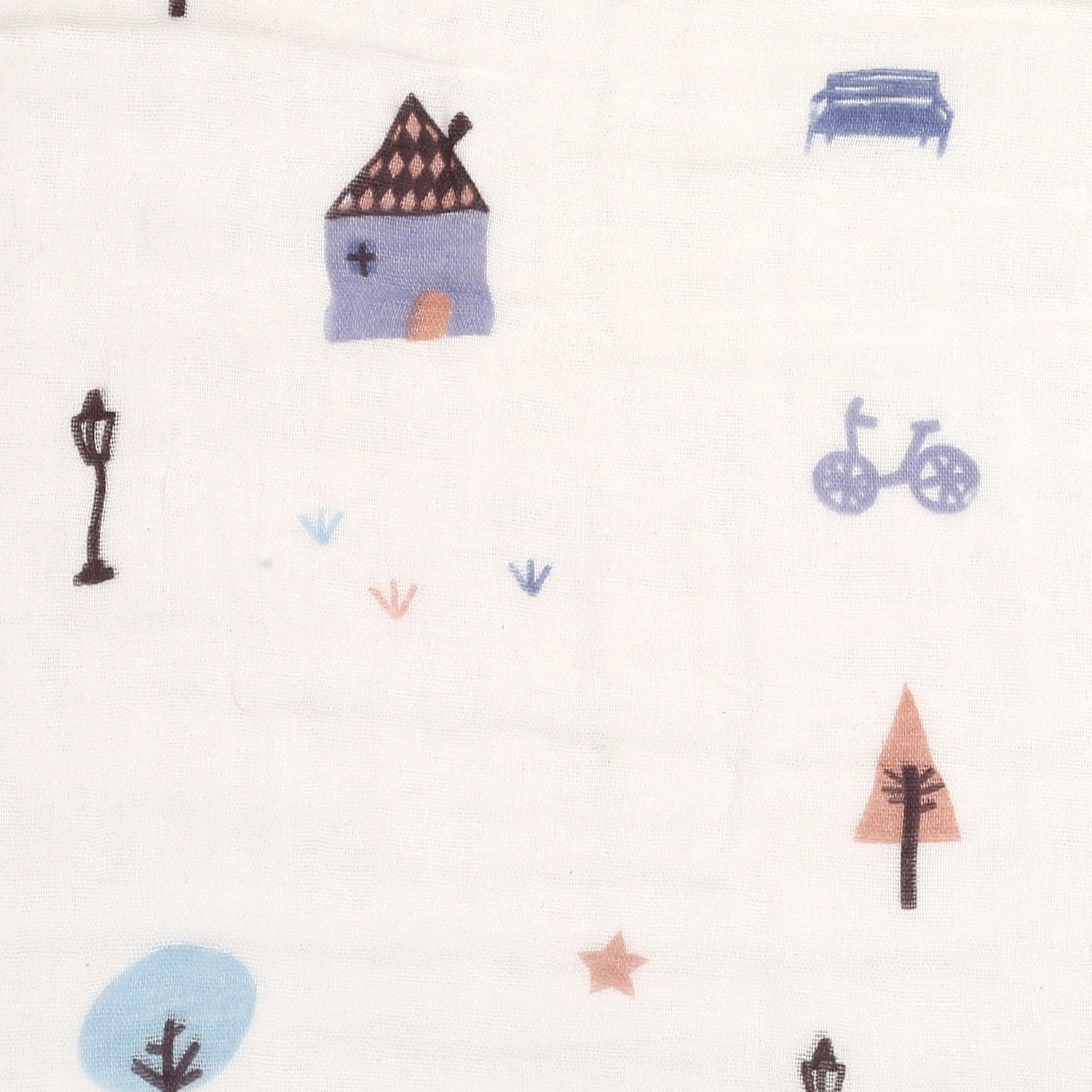 Into The Wild Multicolour 3 Pk Large Muslin Napkin - Baby Moo