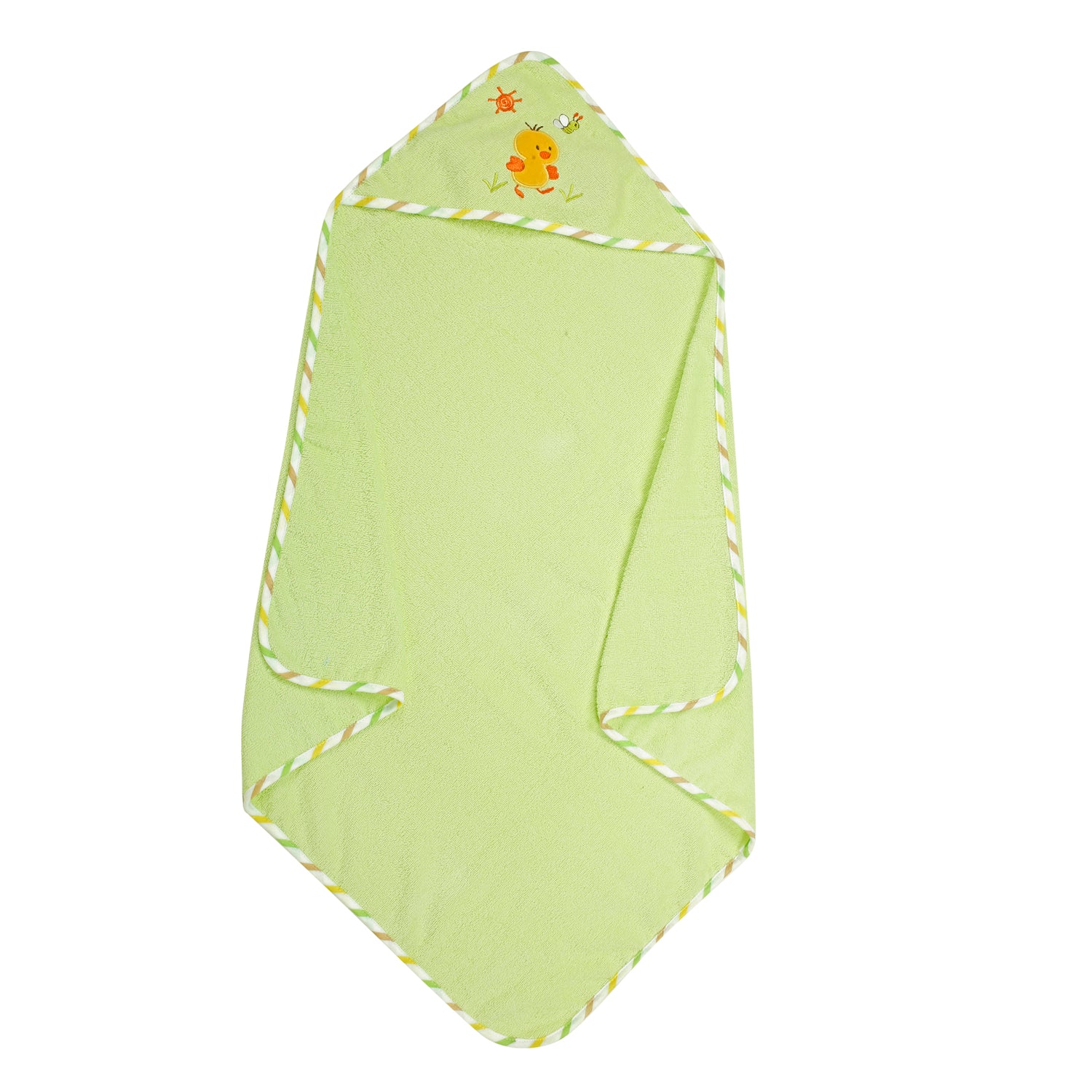Little Chick Green  Hooded Towel - Baby Moo