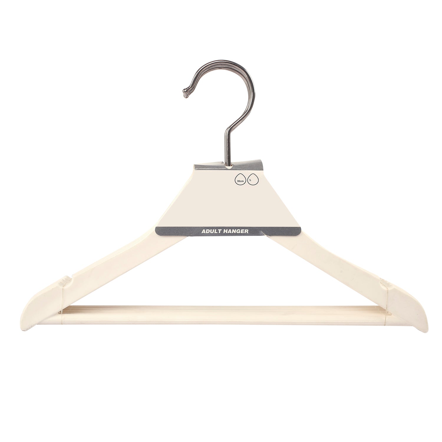 Sturdy Off White Baby Hanger Set of 5 - Baby Moo