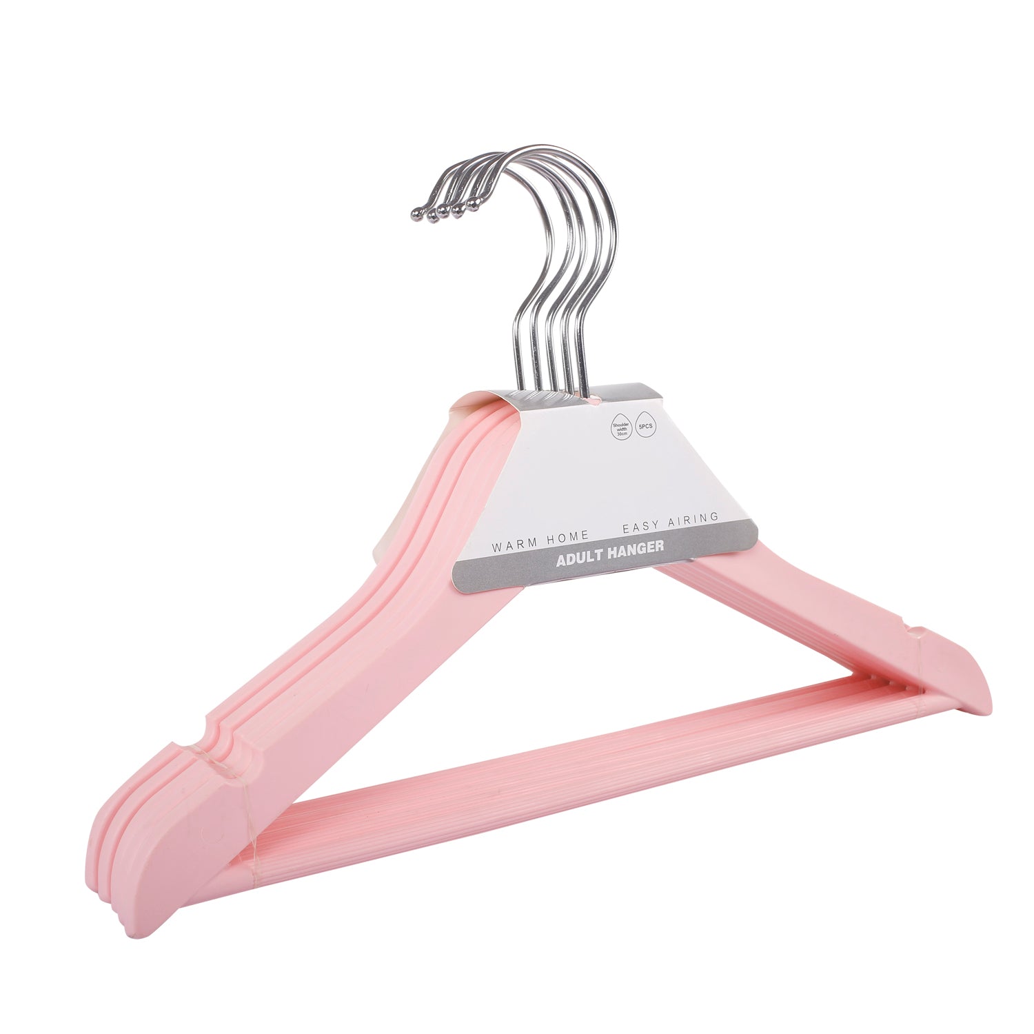 Sturdy Pink Baby Hanger Set of 5 - Baby Moo