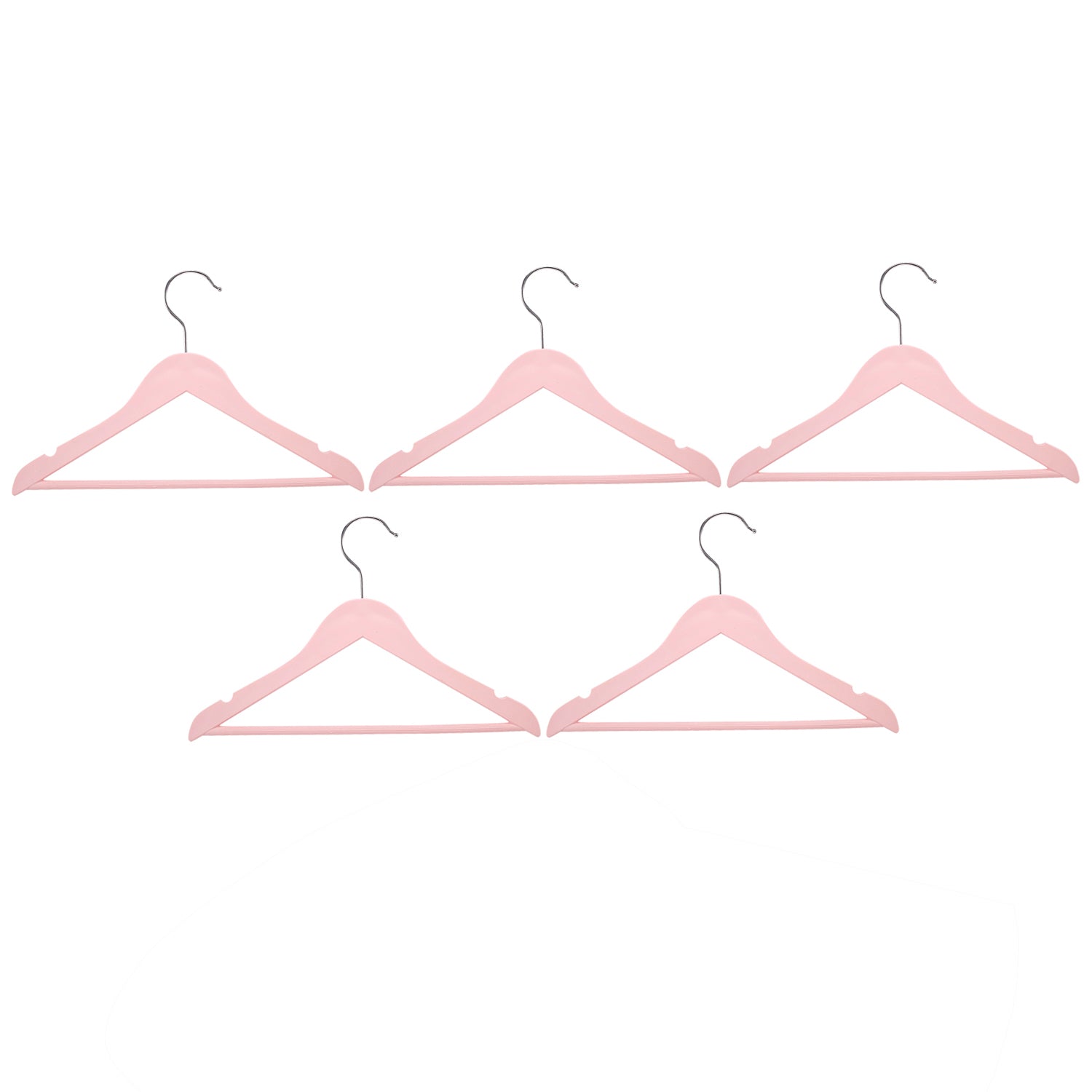 Sturdy Pink Baby Hanger Set of 5 - Baby Moo