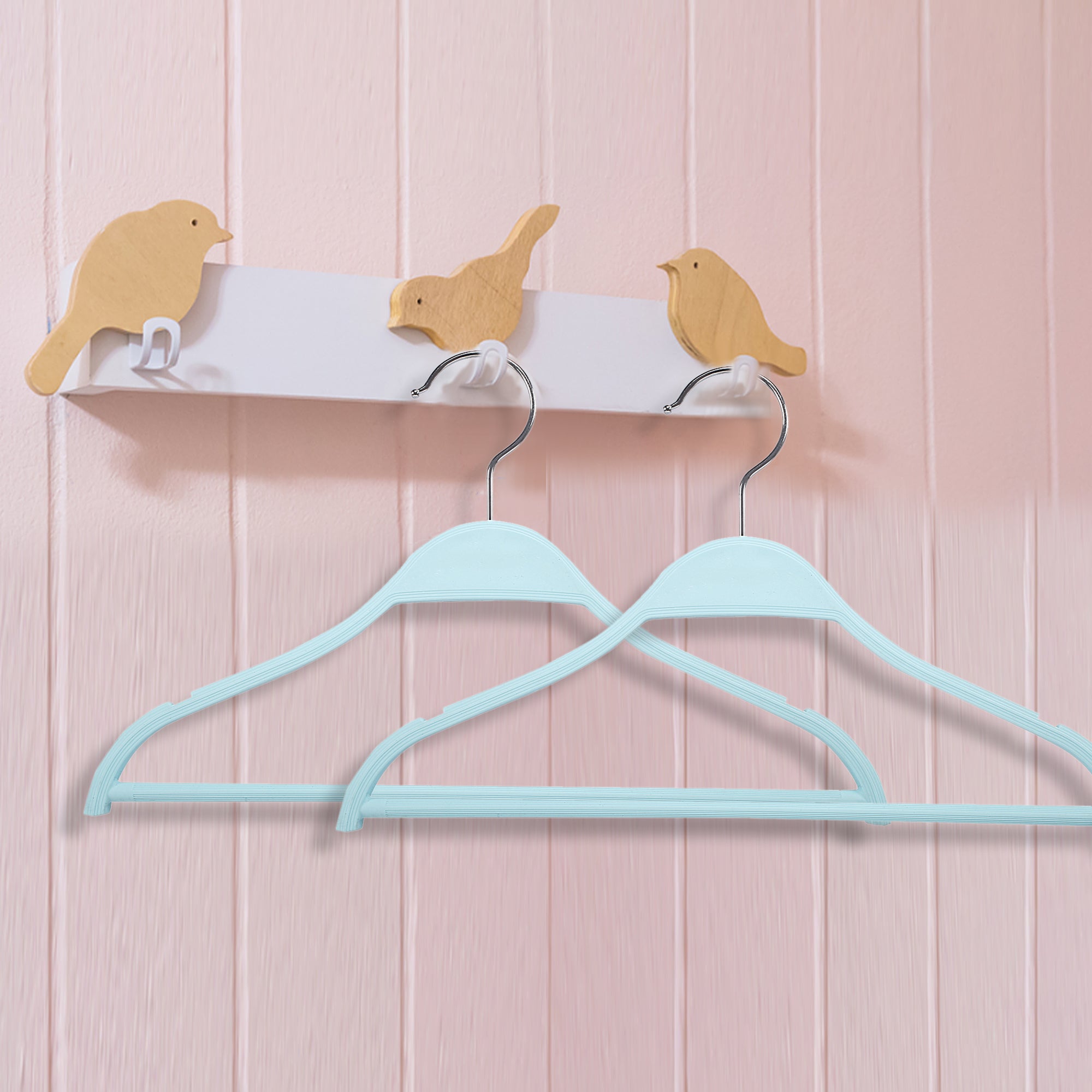 Sleek Blue Baby Hanger Set of 5 - Baby Moo