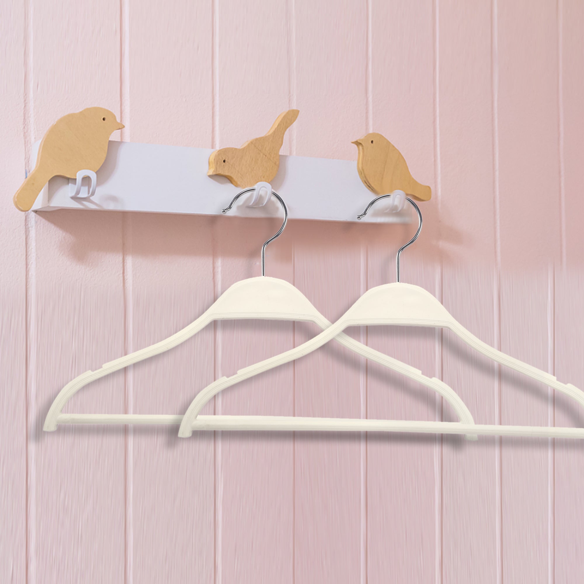 Sleek Off White Baby Hanger Set of 5 - Baby Moo