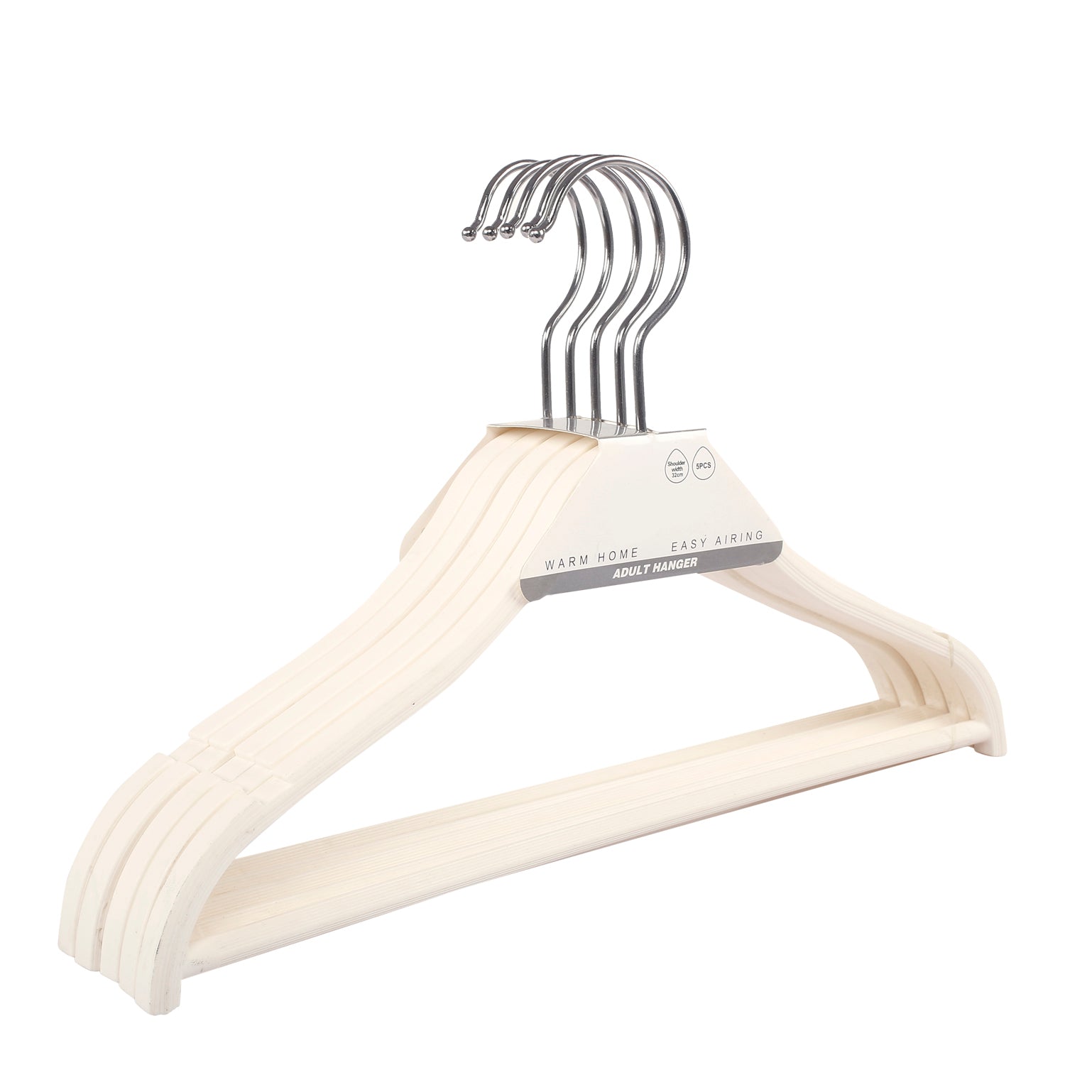 Sleek Off White Baby Hanger Set of 5 - Baby Moo