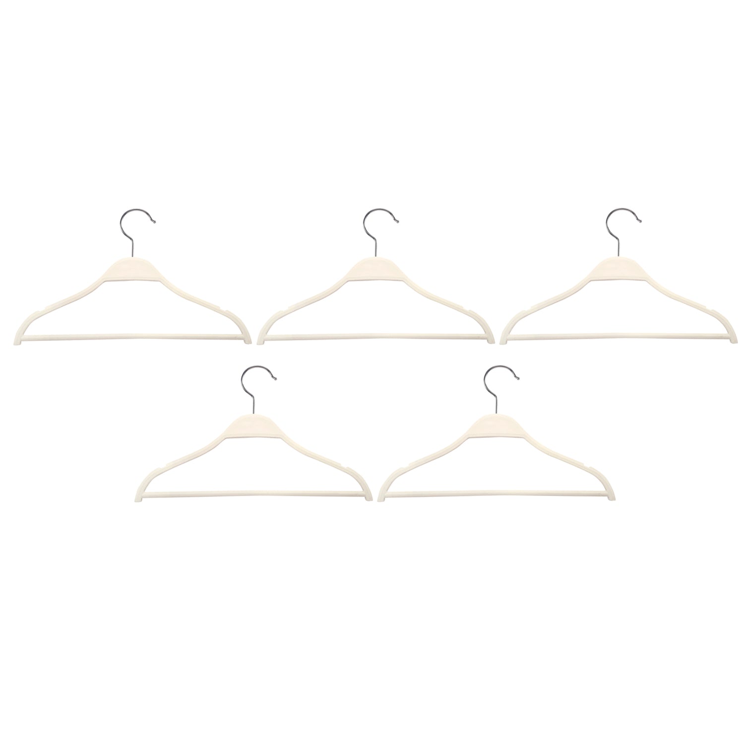 Sleek Off White Baby Hanger Set of 5 - Baby Moo