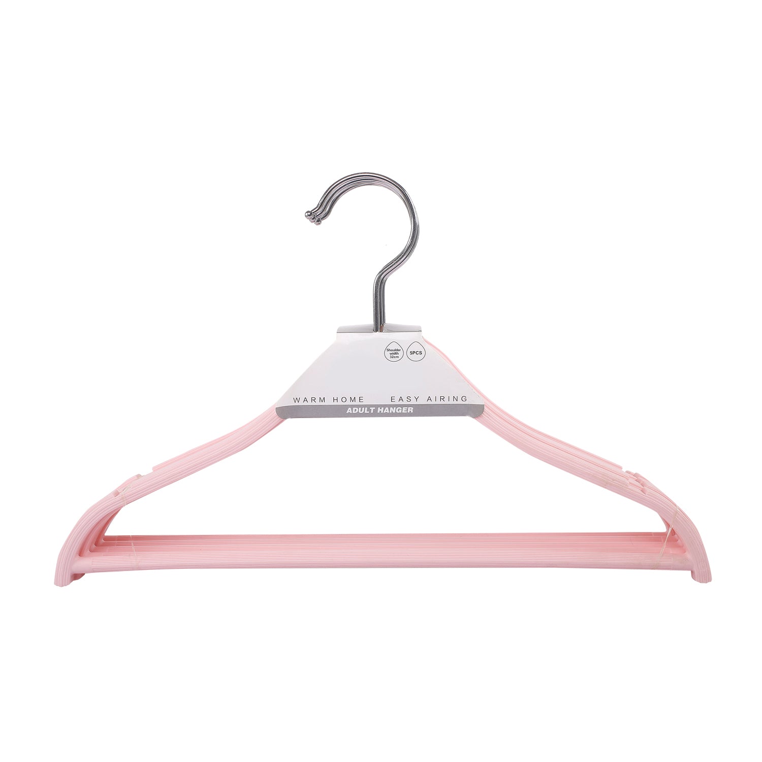 Sleek Pink Baby Hanger Set of 5 - Baby Moo