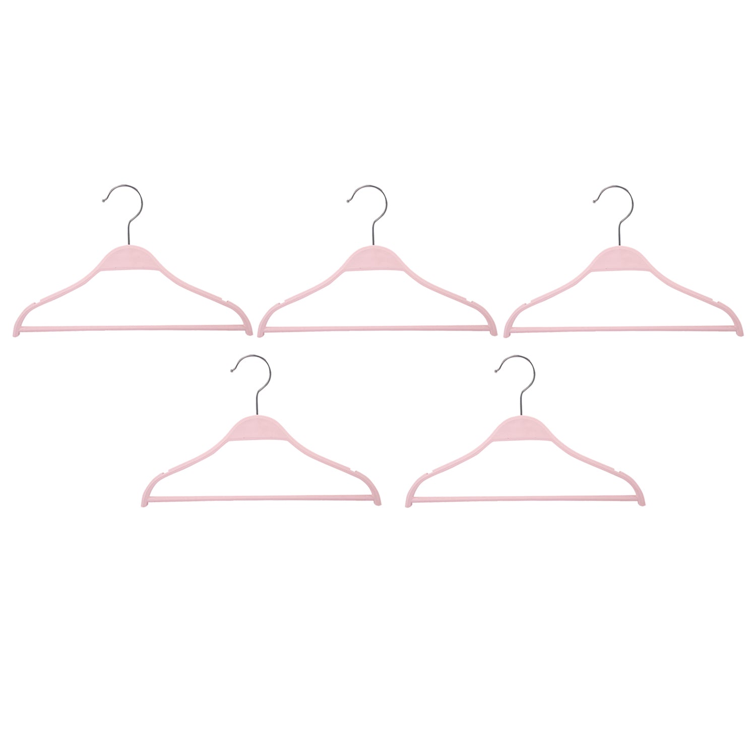 Sleek Pink Baby Hanger Set of 5 - Baby Moo