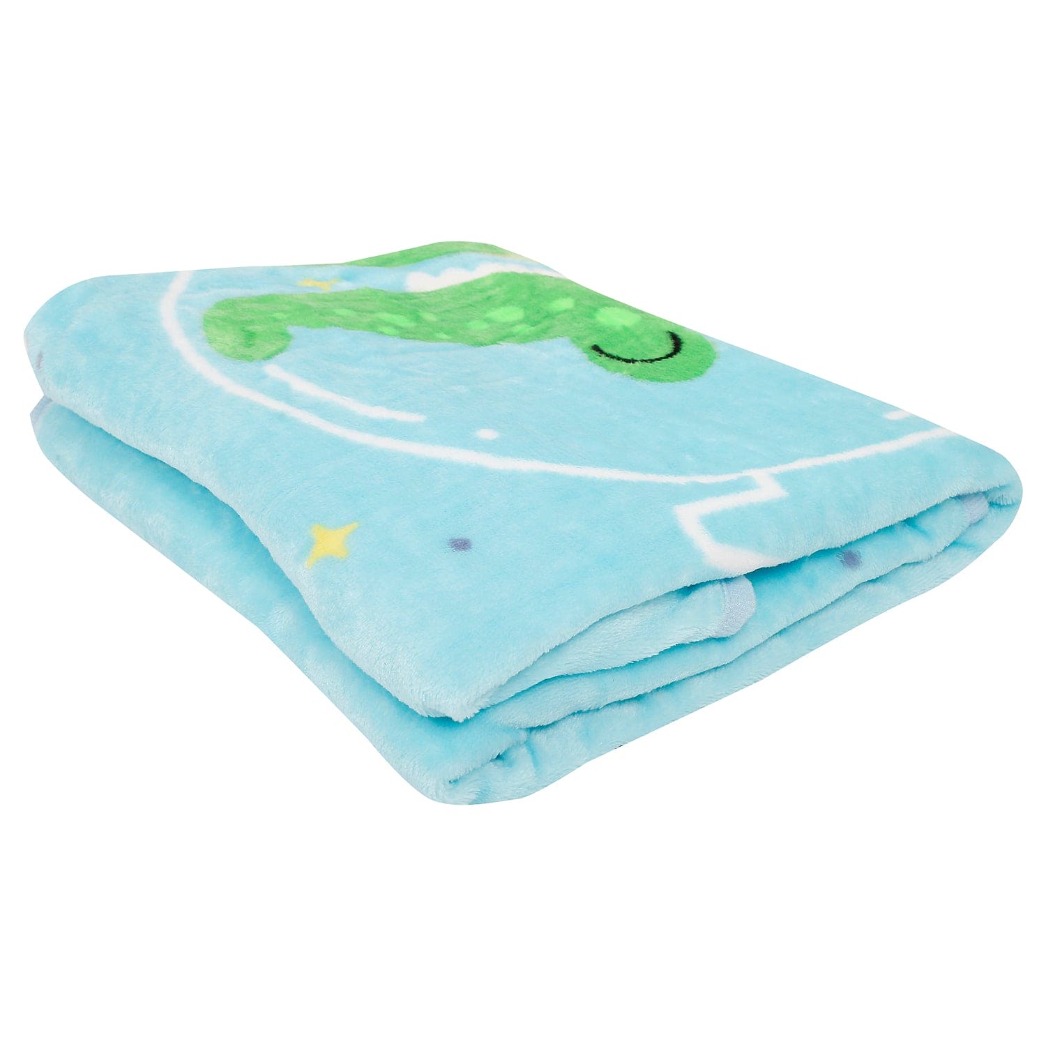 You Are Special Crocodile Blue One Ply Blanket - Baby Moo