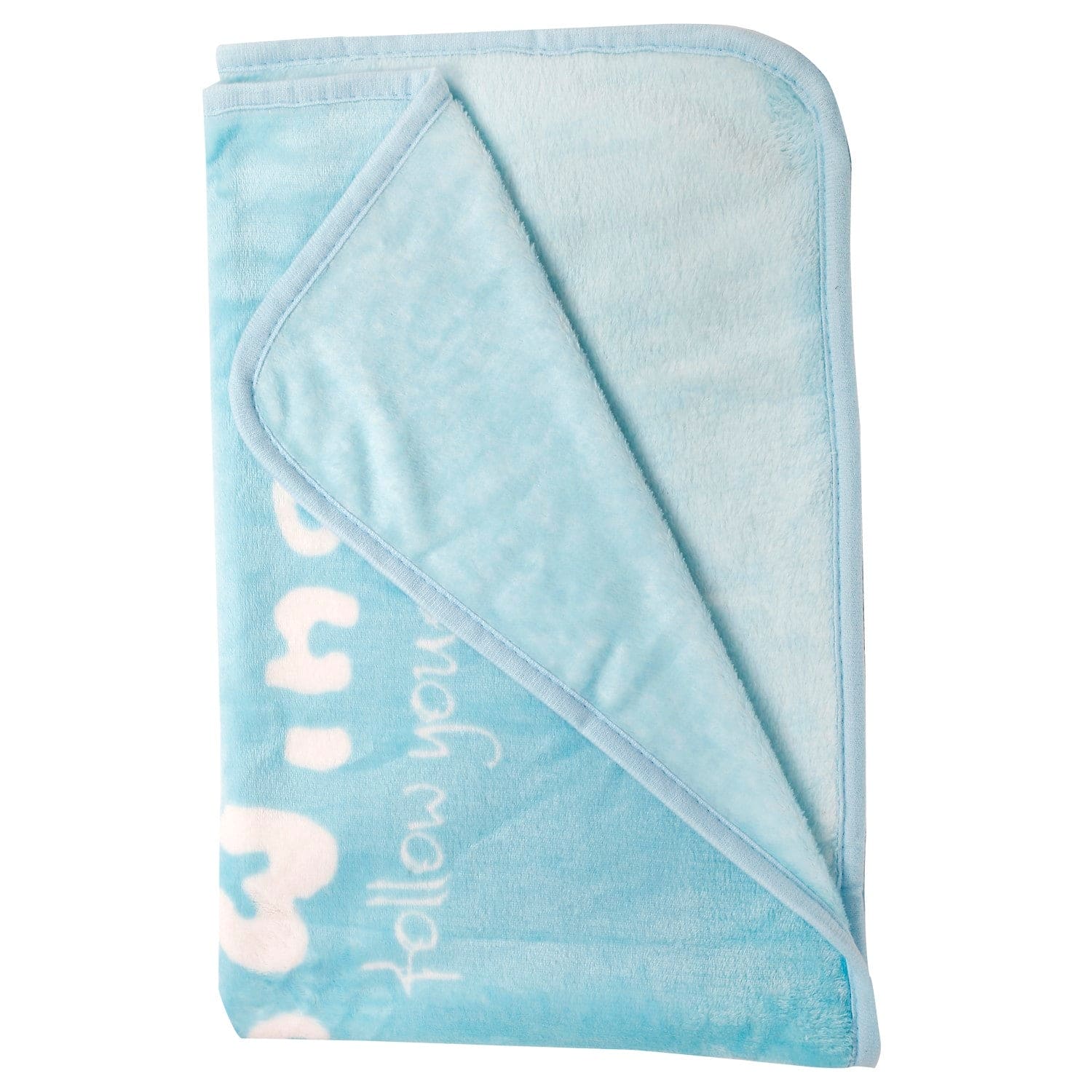 Shark Friend Blue One Ply Blanket - Baby Moo