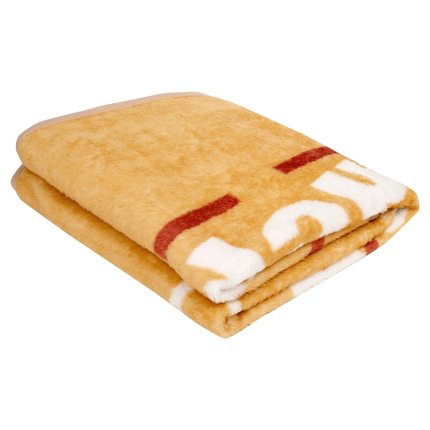 Lucky Bear Brown One Ply Blanket - Baby Moo