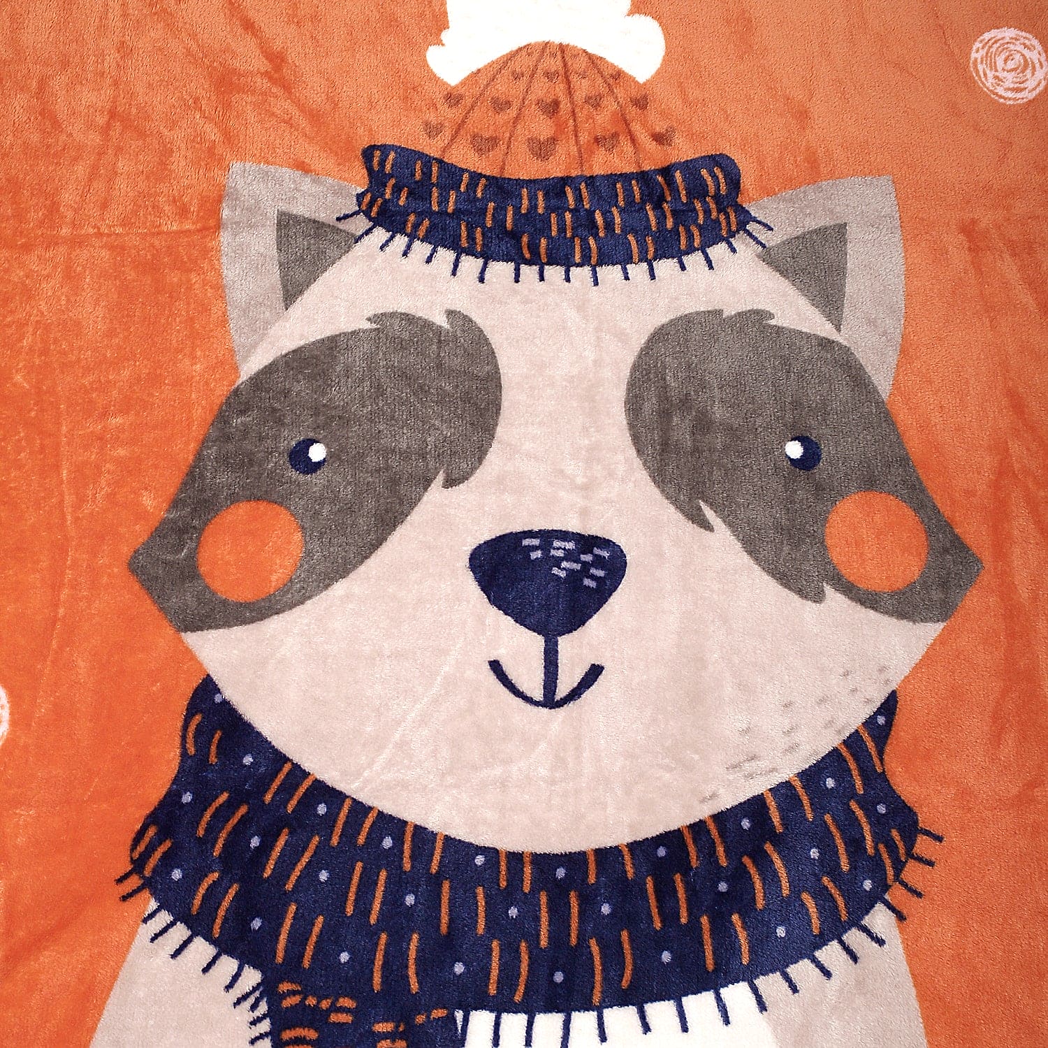 Winter Is Coming Orange One Ply Blanket - Baby Moo