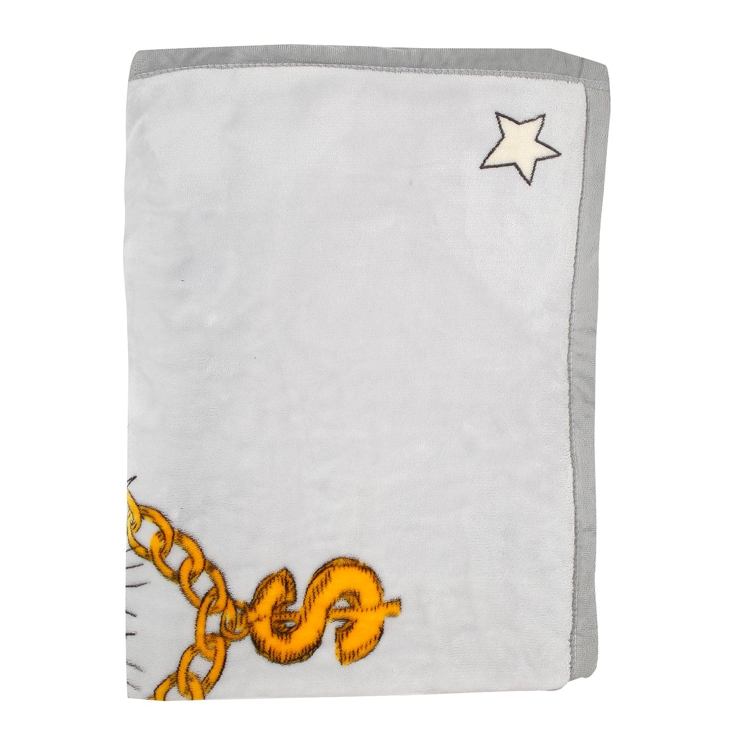 You Dream With Stars White Two-Ply Blanket - Baby Moo