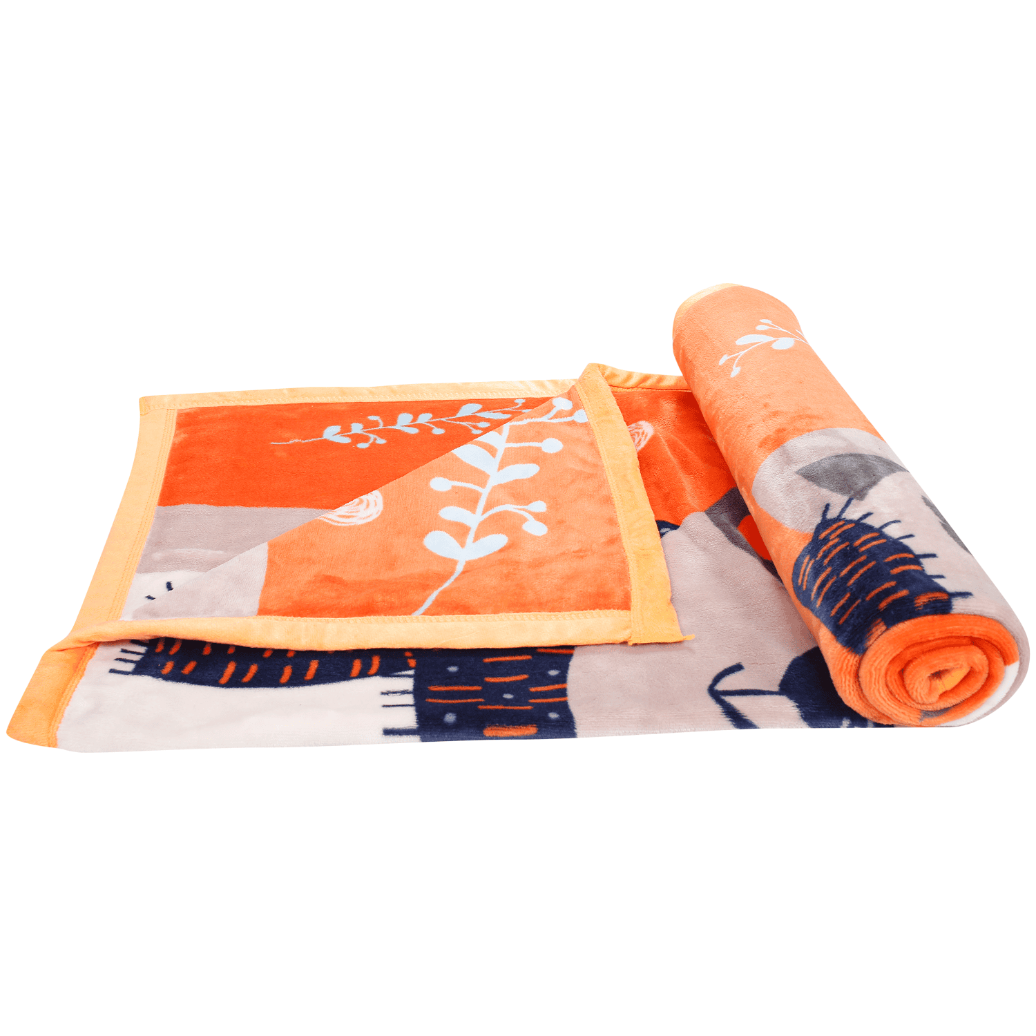 Winter Is Coming Orange Two-Ply Blanket - Baby Moo