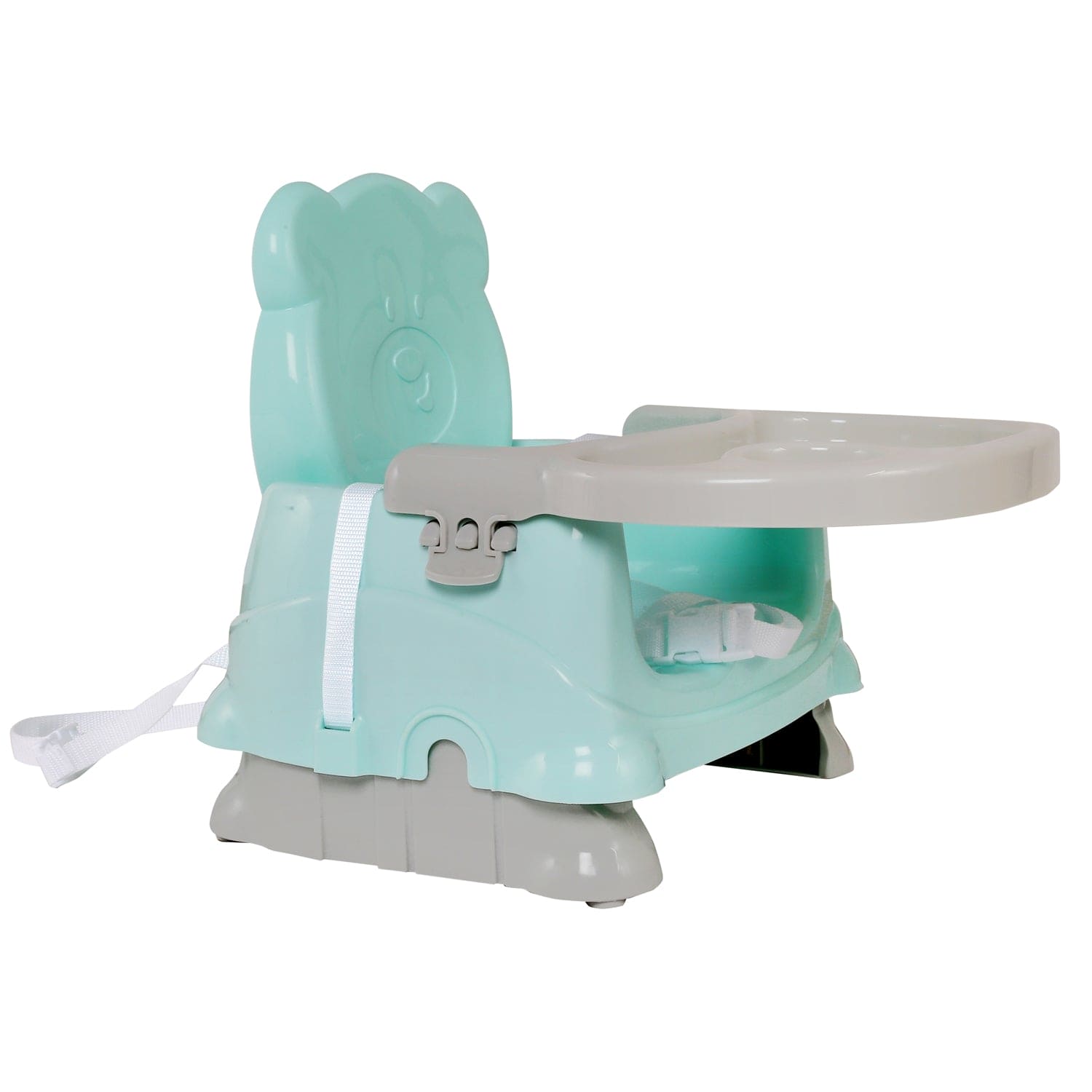 Mint Green Foldable Feeding / Dining Chair with Strap