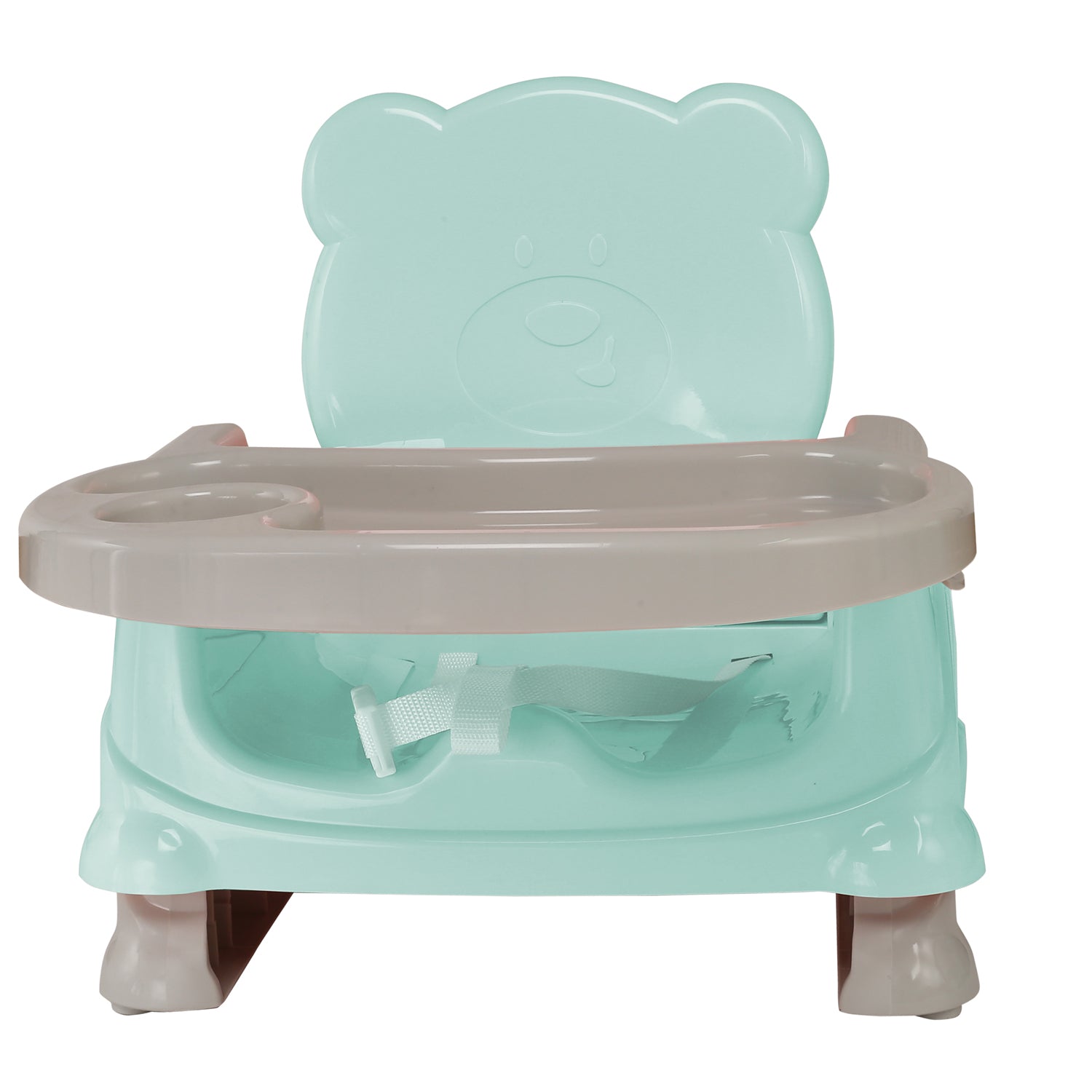 Mint Green Foldable Feeding / Dining Chair with Strap
