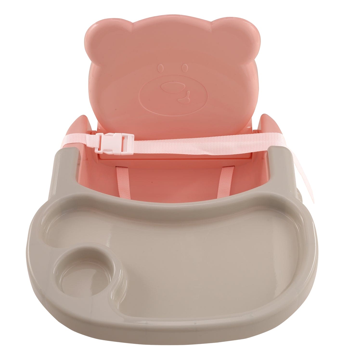 Peach Foldable Feeding / Dining Chair with Strap - Baby Moo