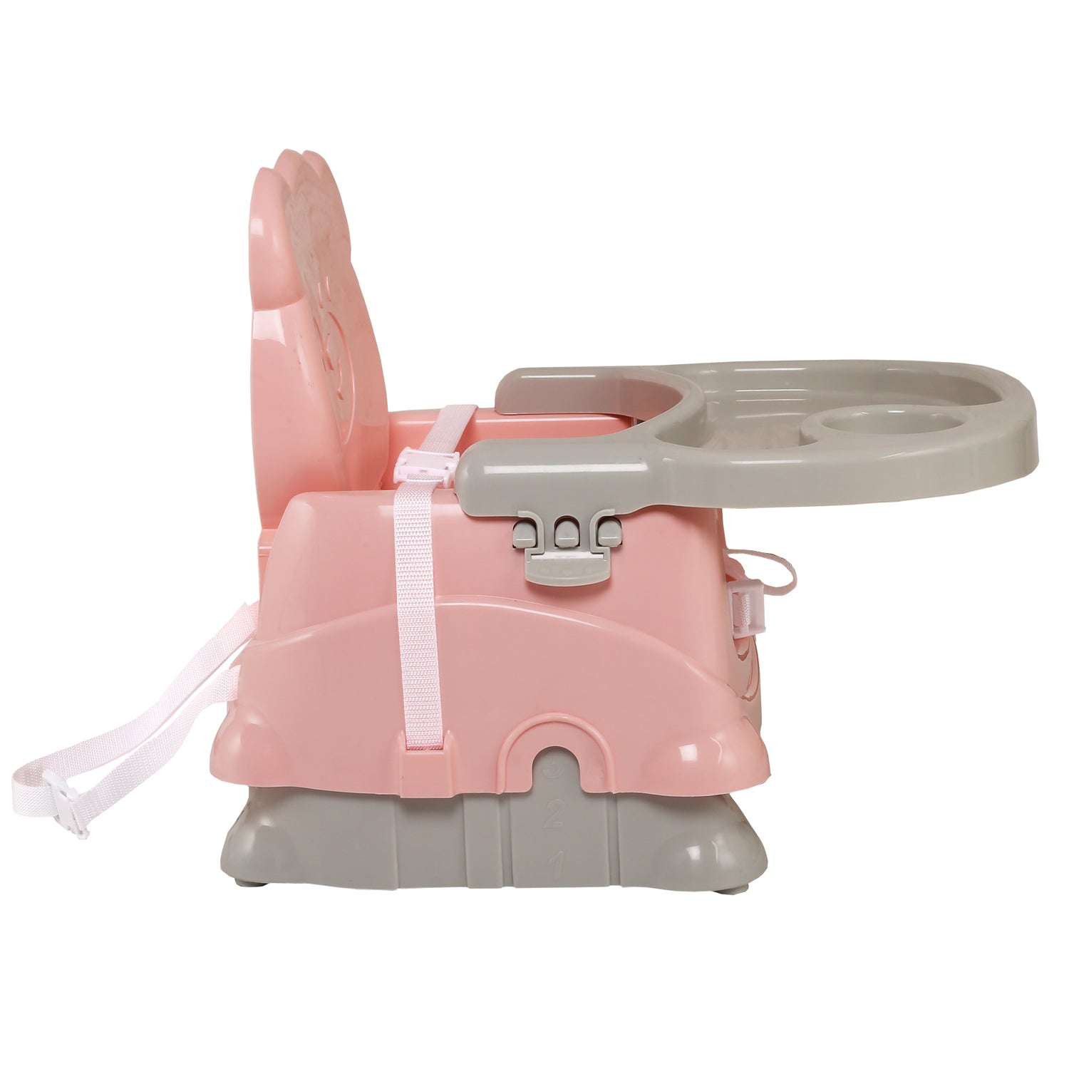 Peach Foldable Feeding / Dining Chair with Strap - Baby Moo