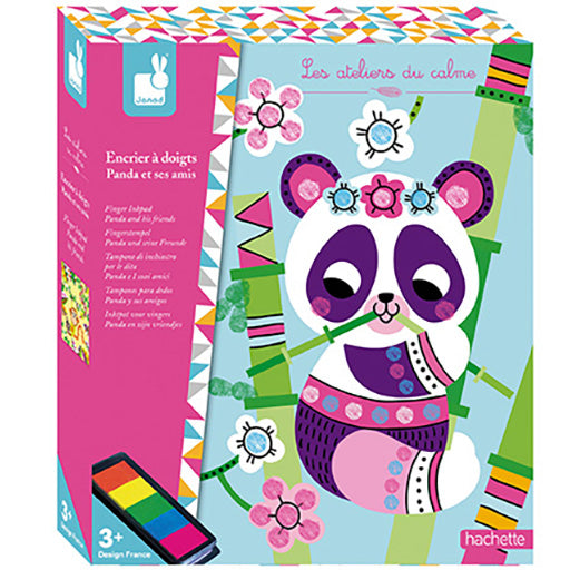 Janod Finger Inkpad Panda And His Friends - Multicolour