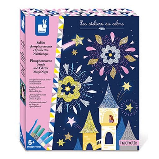 Janod Phosphorescent Sands And Glitter Magic Night - Multicolour - Baby Moo