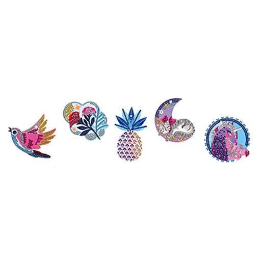 Janod Crystal Pixies Lovely Decorations - Multicolour