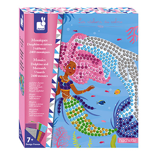 Janod Mosaics Dolphins And Mermaids - Multicolour - Baby Moo