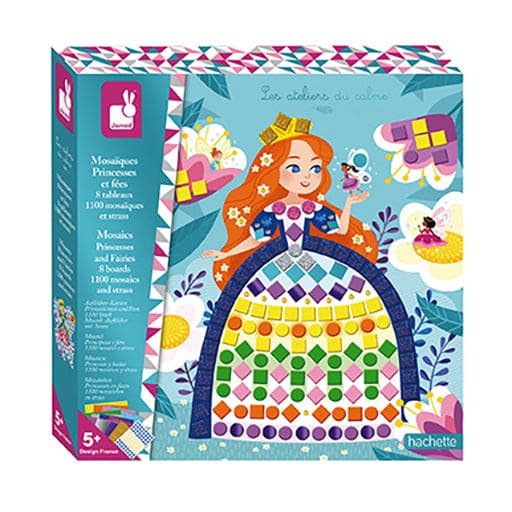 Janod Mosaics Princesses And Fairies - Multicolour