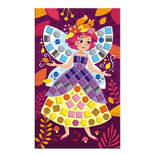 Janod Mosaics Princesses And Fairies - Multicolour