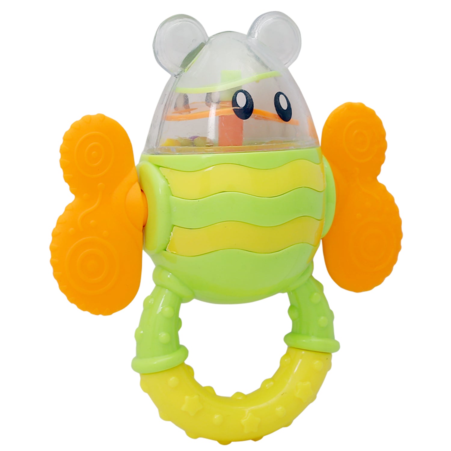Butterfly Multicolour Rattle Teether - Baby Moo